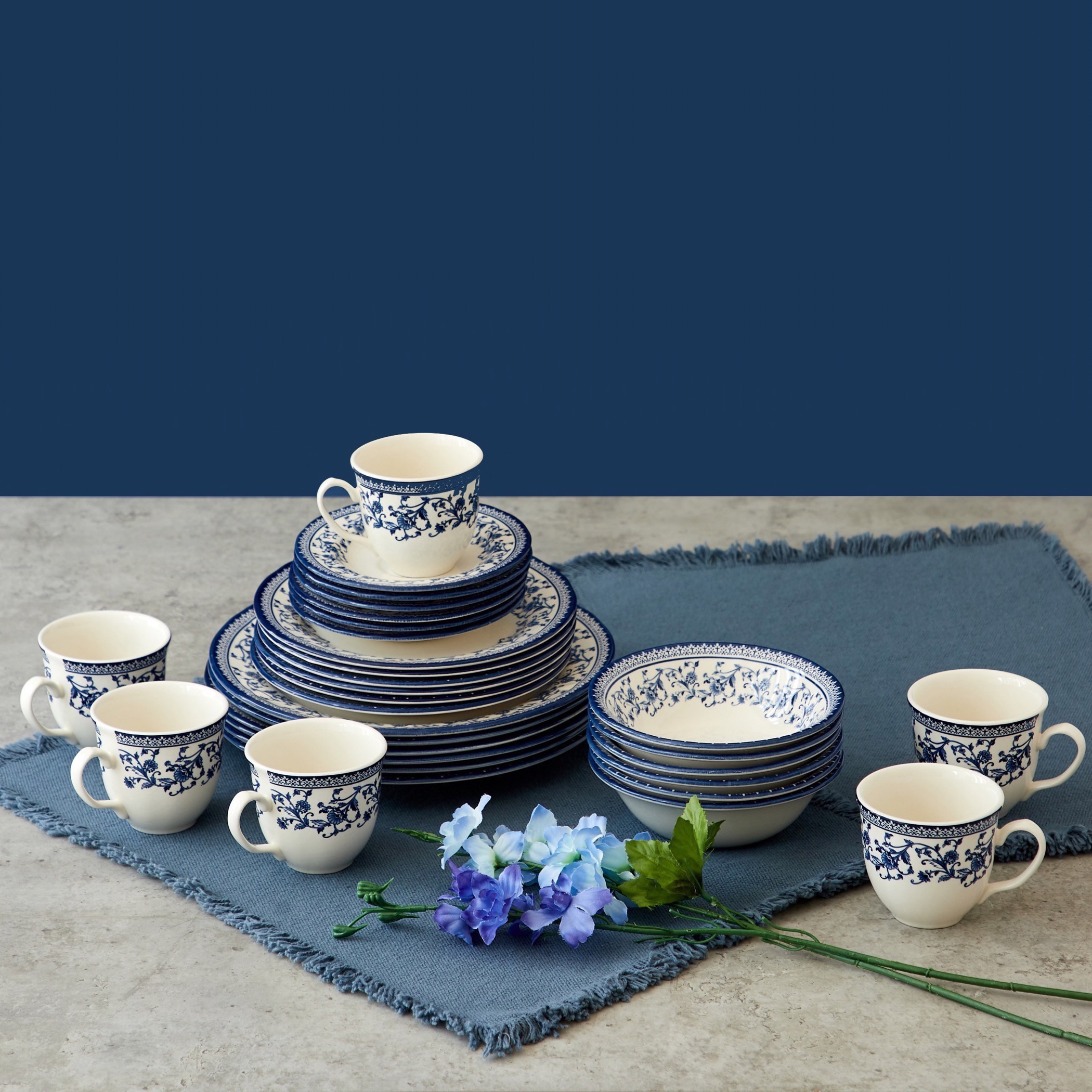 طقم عشاء أستر 30 قطعة من كلايتان-household-dining-dinnerware-dinnersets-image-1