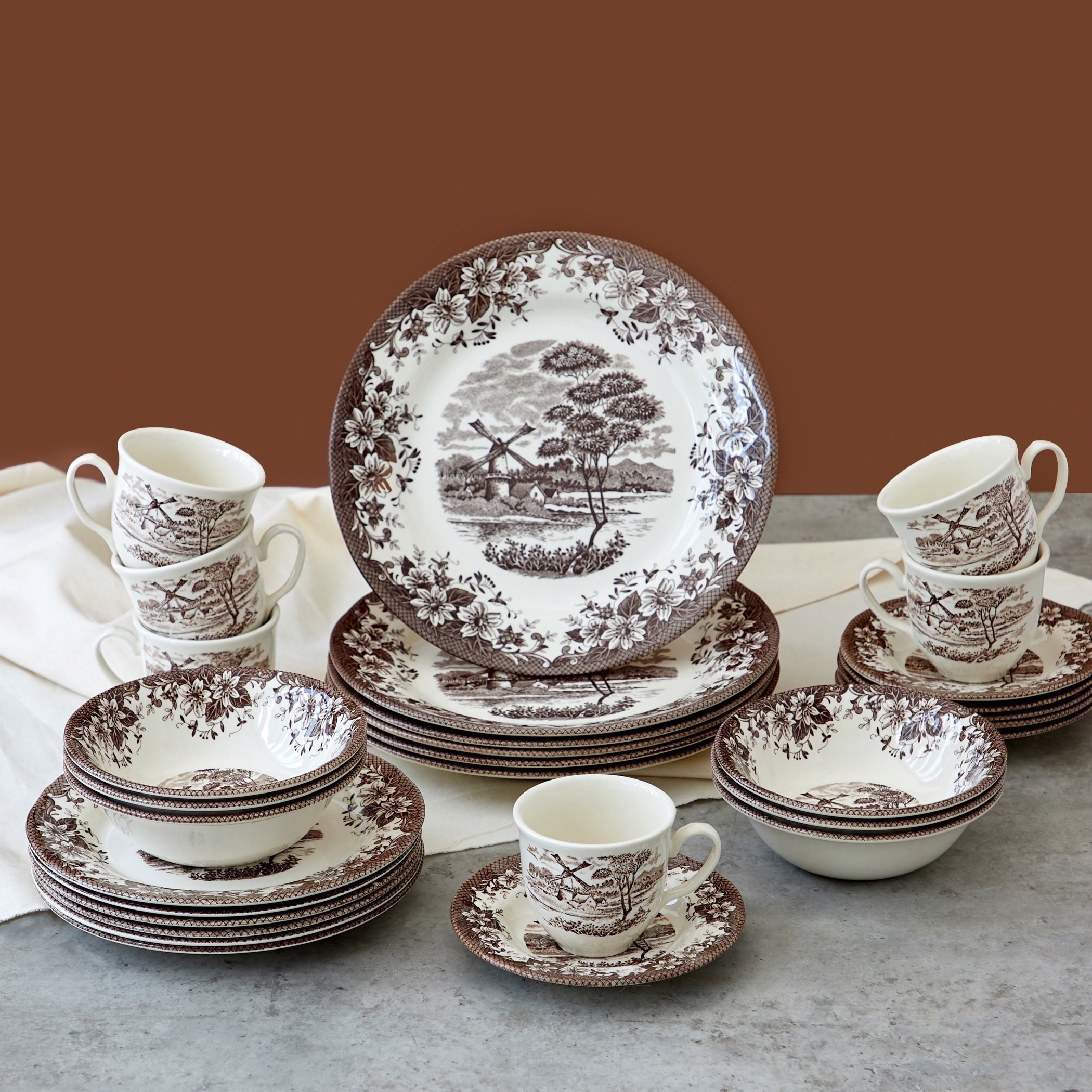 طقم مستلزمات المائدة ويندميل من كلايتان -30 قطعة-household-dining-dinnerware-dinnersets-image-1