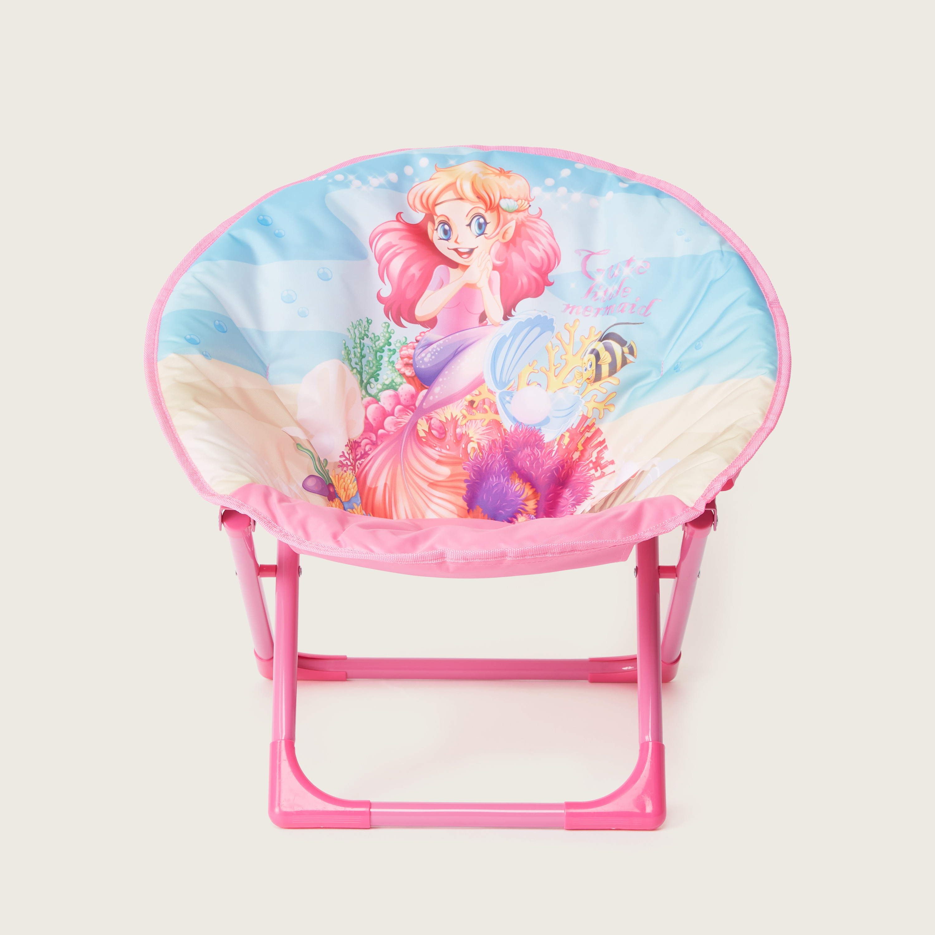 Pink store moon chair