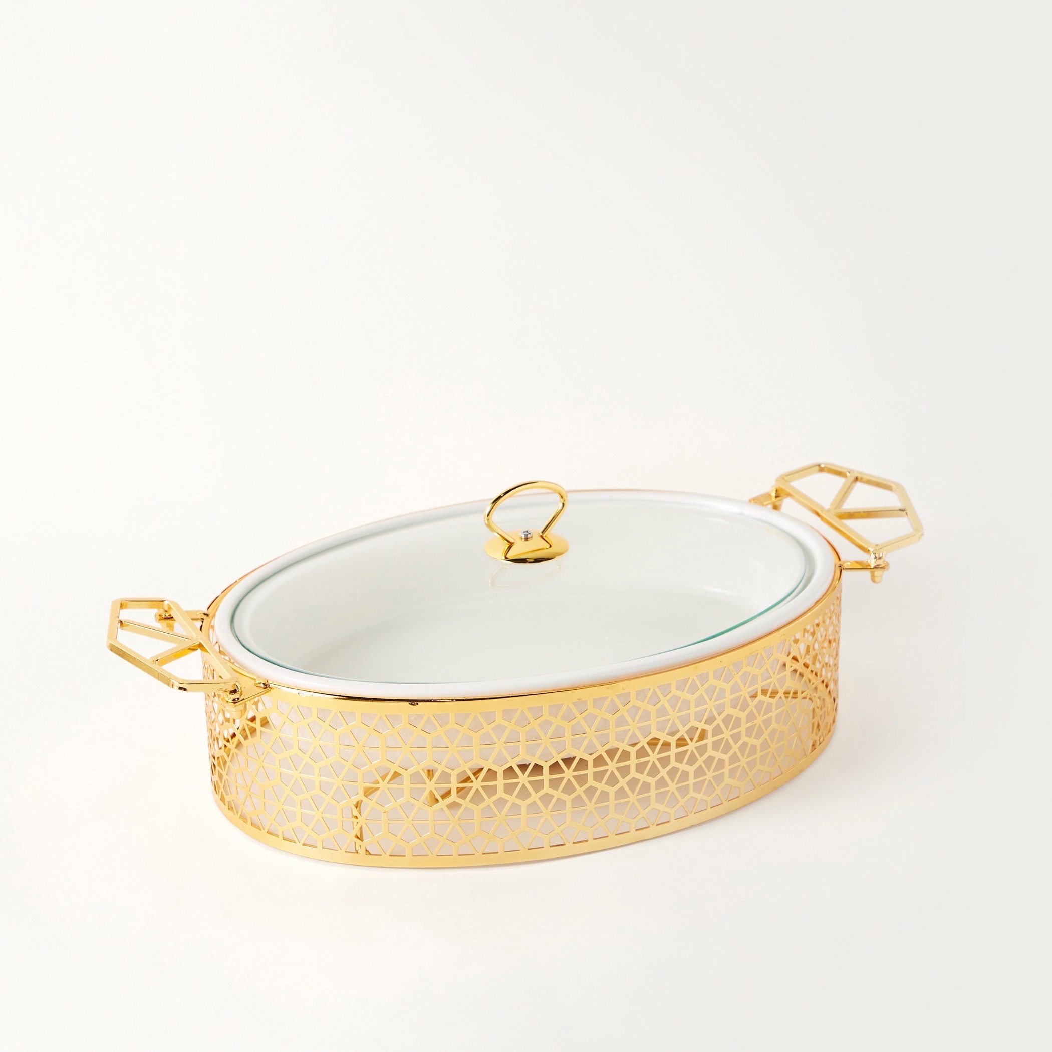 Oval casserole discount dish with lid