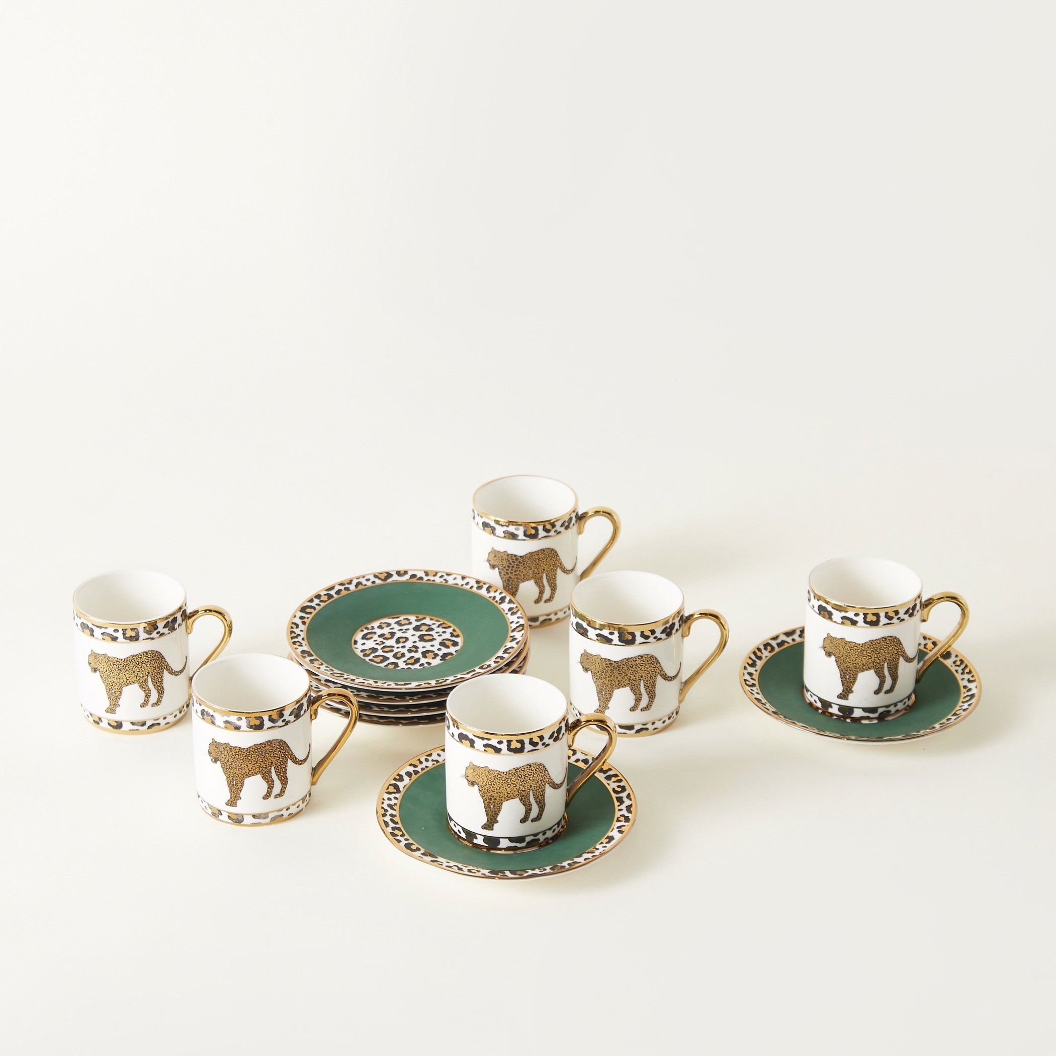 12-Piece Leopard Print Cup & Saucer Set-household-dining-teaandcoffee-teaandcoffeesets-image-1
