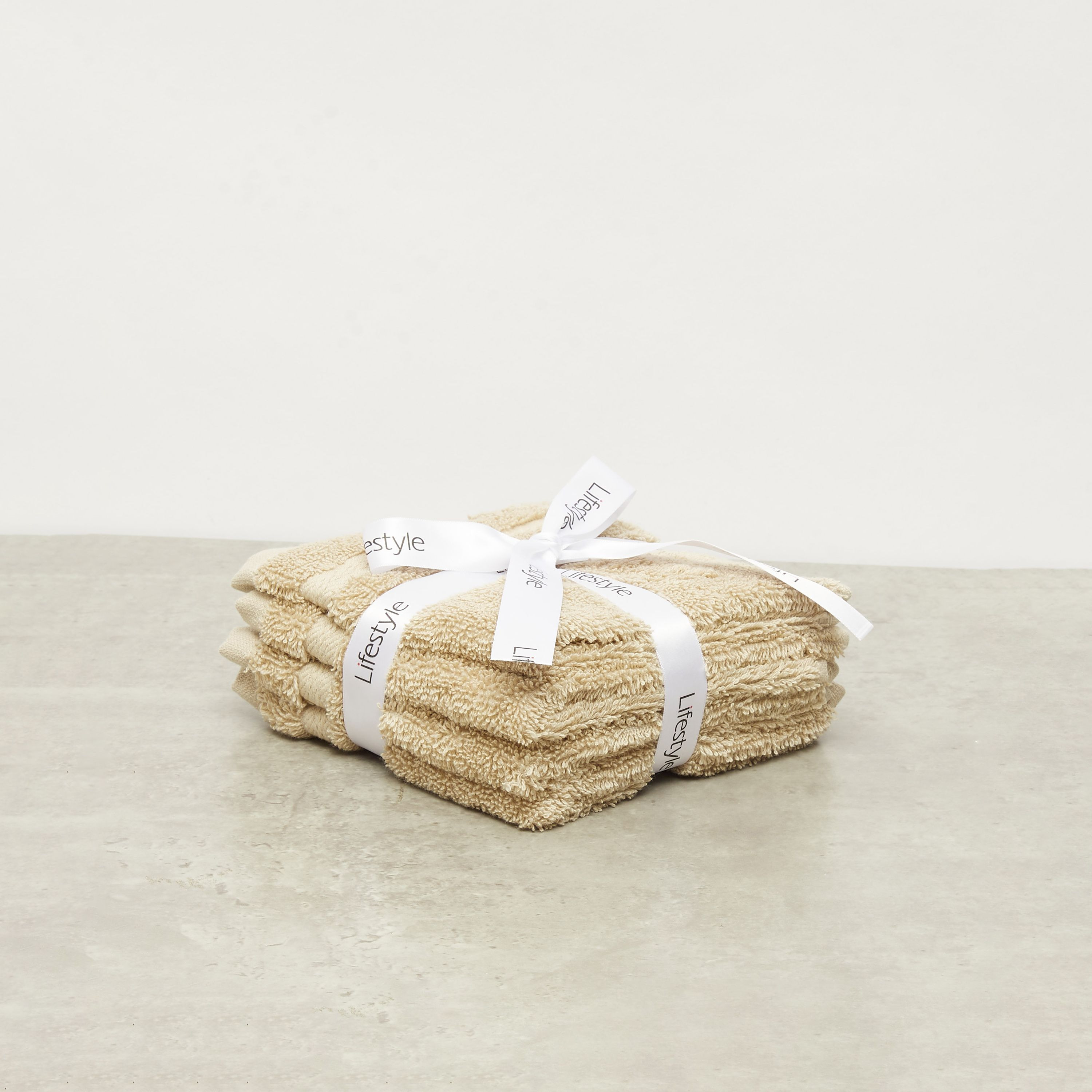 Textured 4-Piece Face Towel Set - 30x30 cms-household-bathandlaundry-bathlinen-towels-image-1