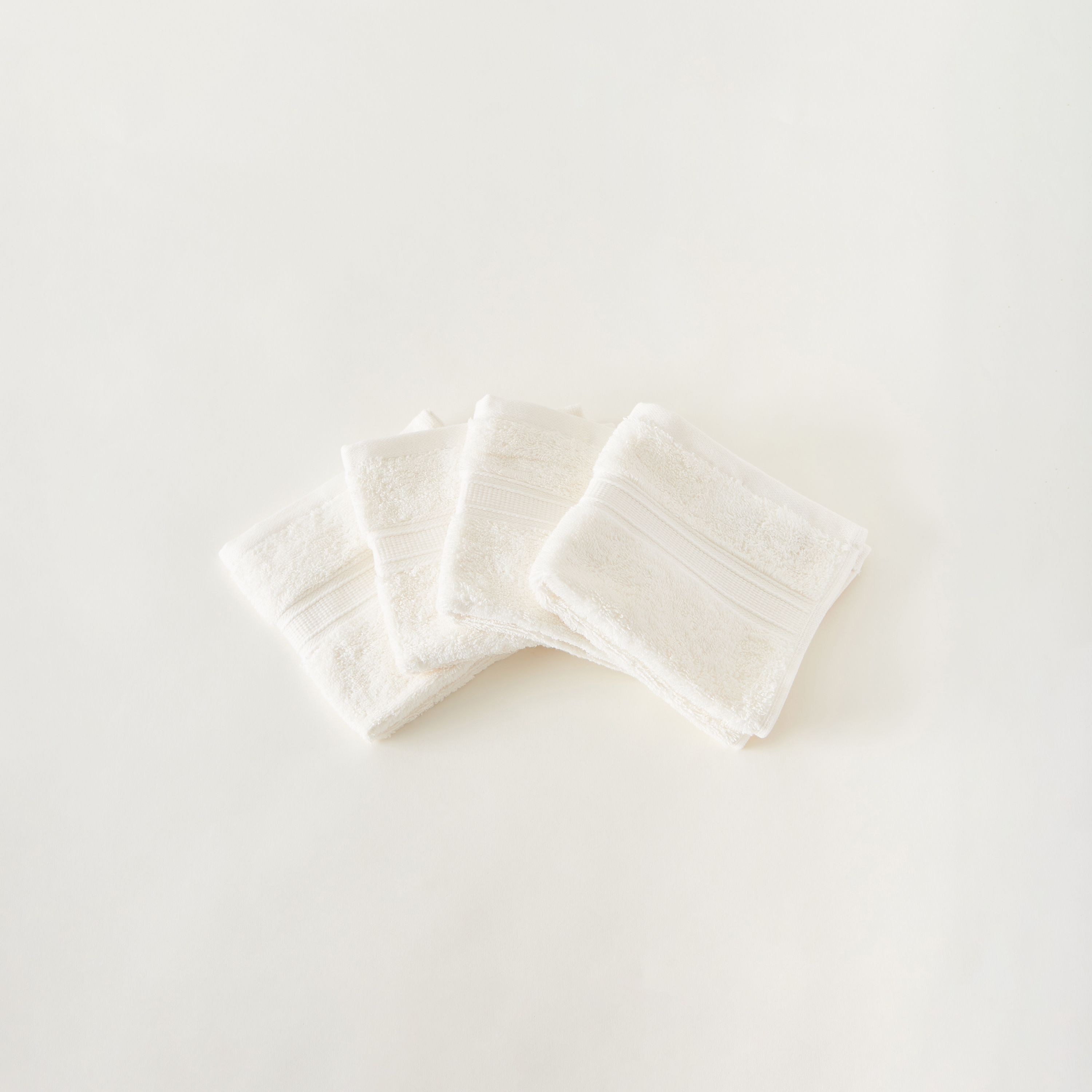 Egyptian Textured 4-Piece Face Towel Set - 30x30 cms-household-bathandlaundry-bathlinen-towels-image-2