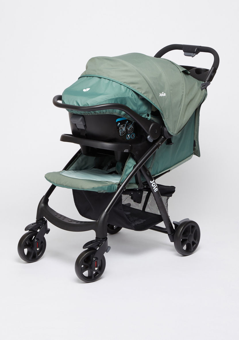 Joie Muze LX Sea Green Travel System with Multi-Position Reclining Seat (Upto 3 years)-Modular Travel Systems-image-0