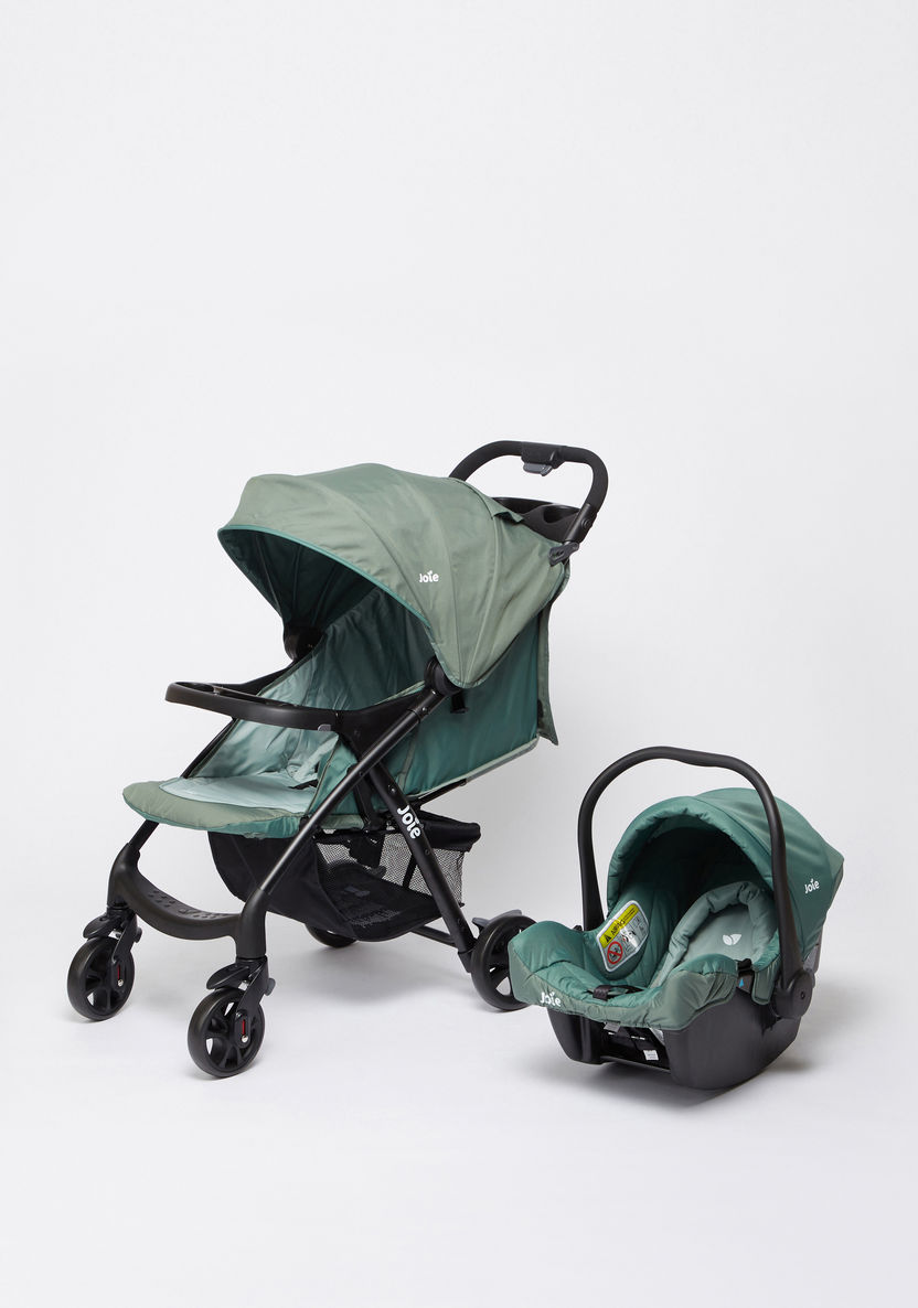 Joie Muze LX Sea Green Travel System with Multi-Position Reclining Seat (Upto 3 years)-Modular Travel Systems-image-1