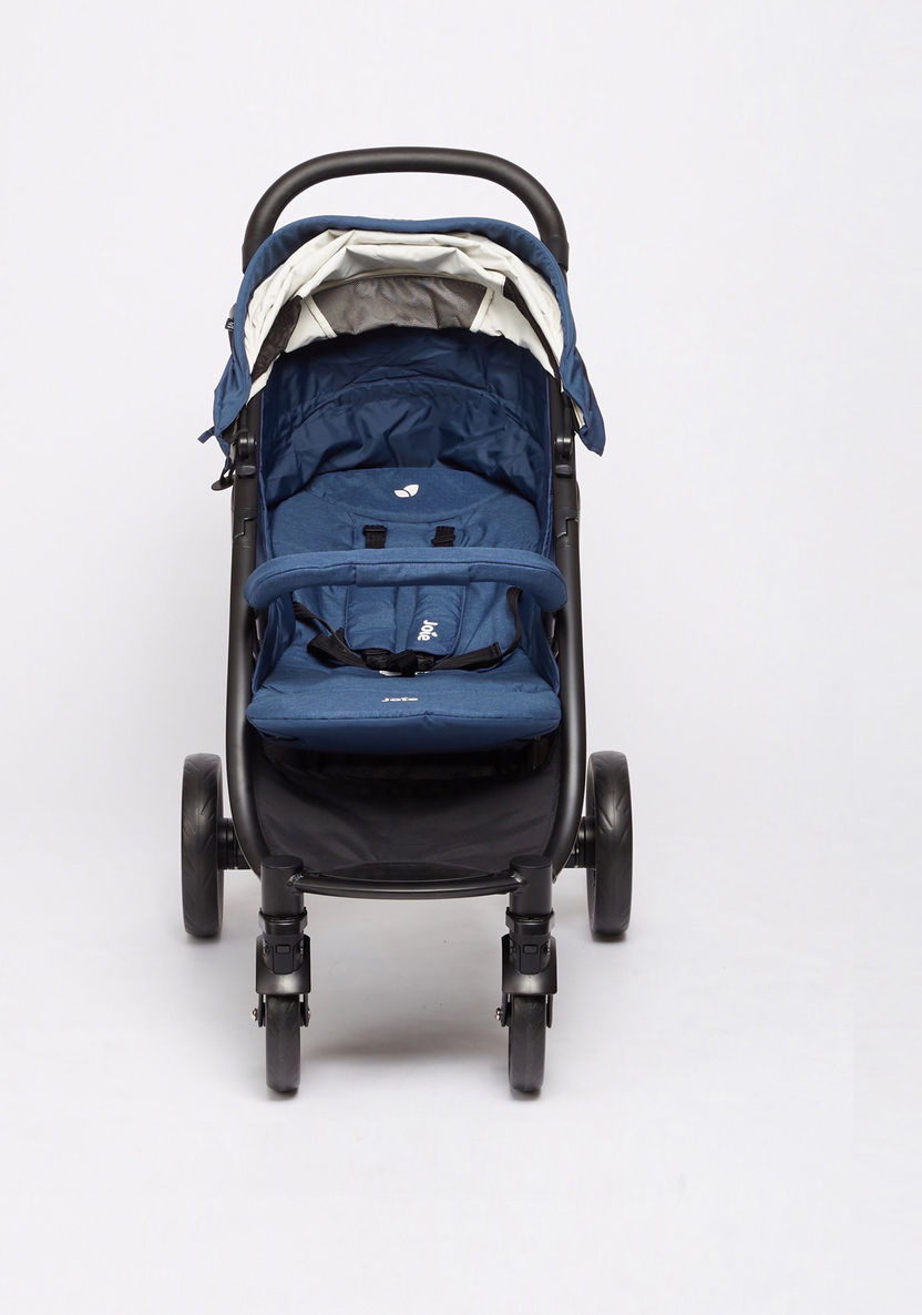 Joie Litetrax Blue 2-Piece Foldable Travel System with 5-Point Harness (Upto 3 years)-Modular Travel Systems-image-5
