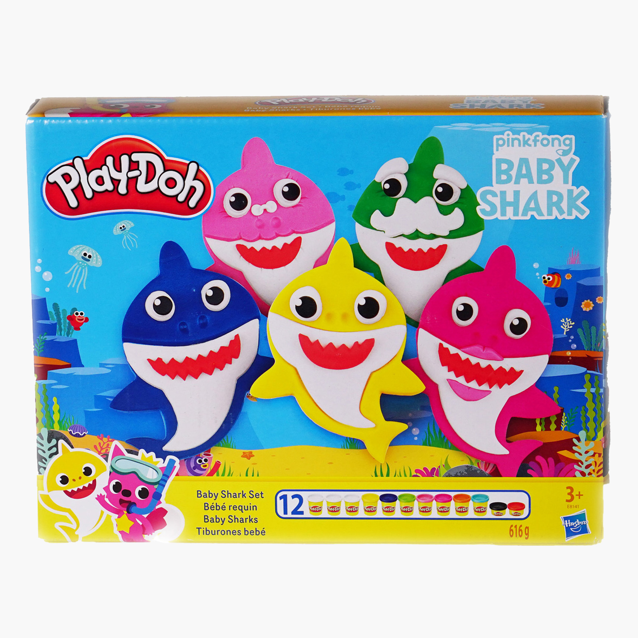 Hasbro Play-Doh Pinkfong Baby Shark Dough Set-toys-educational-image-1