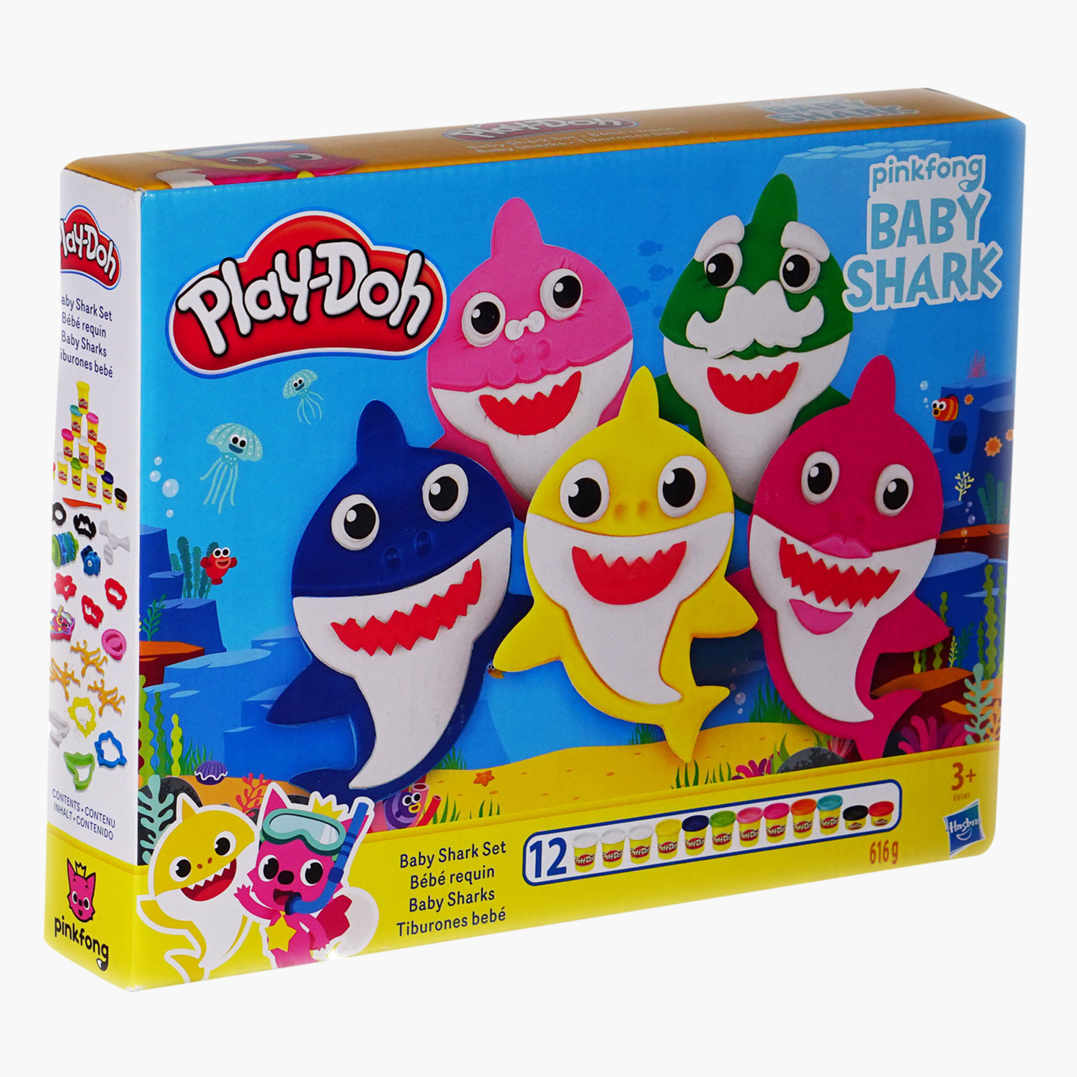 Hasbro Play-Doh Pinkfong Baby Shark Dough Set-toys-educational-image-2
