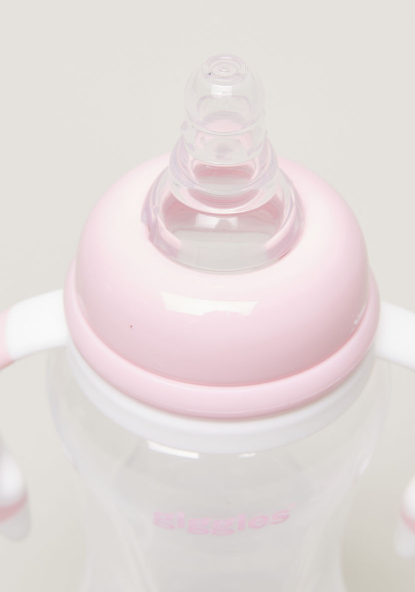 Giggles Printed Feeding Bottle with Handle - 240 ml-Bottles and Teats-image-2
