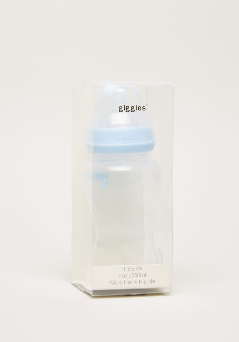 Giggles Printed Feeding Bottle with Cap - 250 ml-Bottles and Teats-image-4