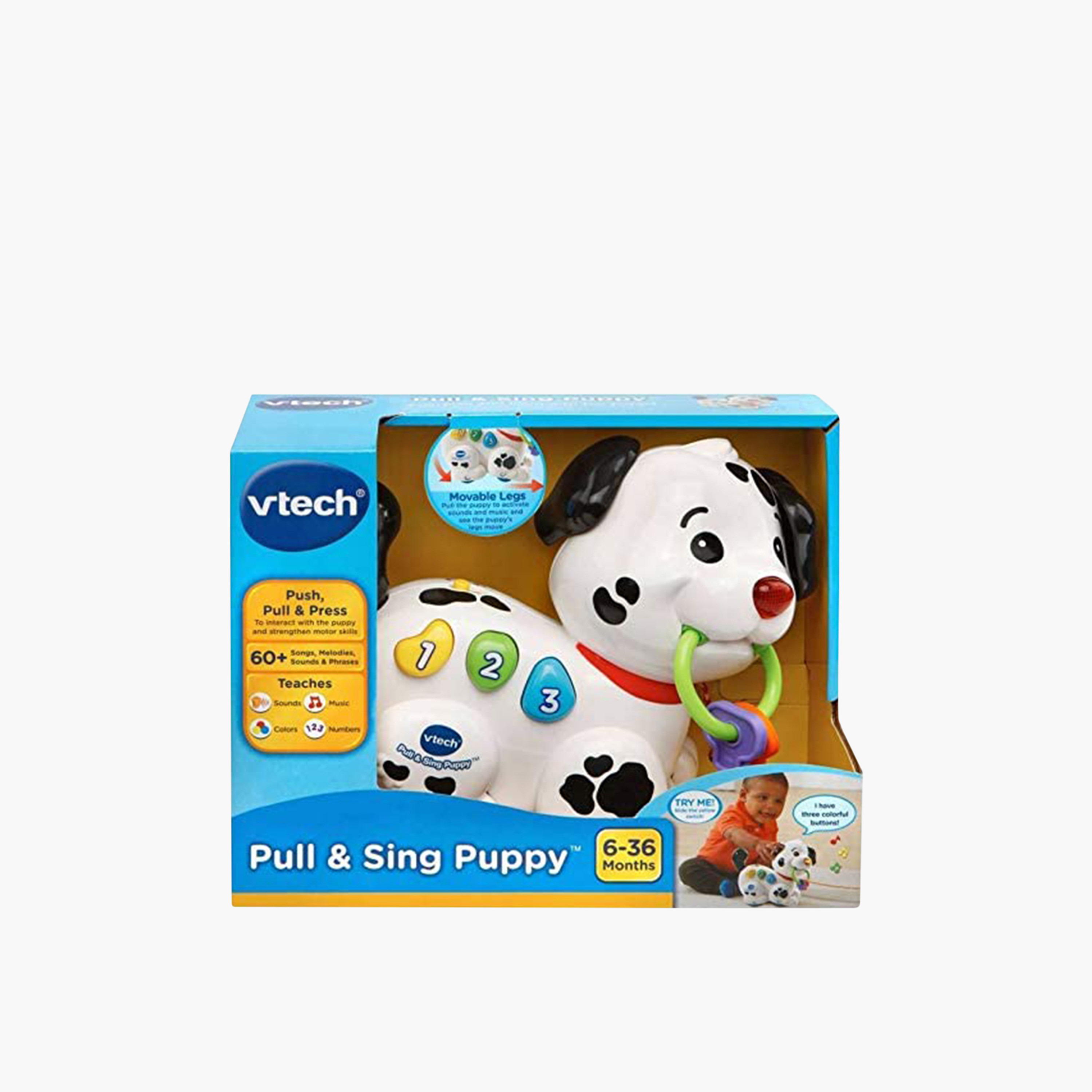 V-Tech Pull and Sing Puppy Toy-toys-babyandtoddlertoys-learningtoys-image-3