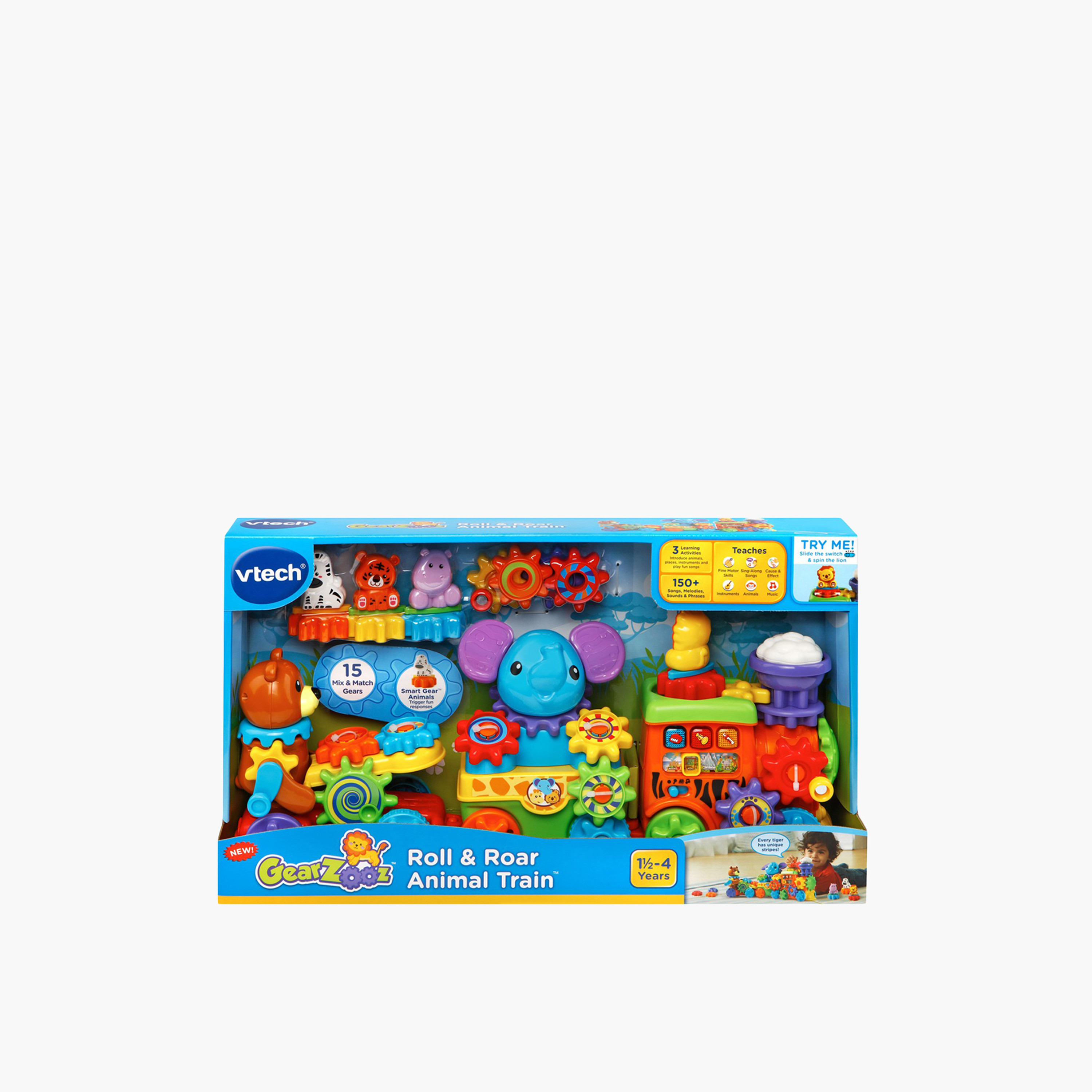 Buy V Tech Roll and Roar Animal Train Toy Online Mothercare Bahrain