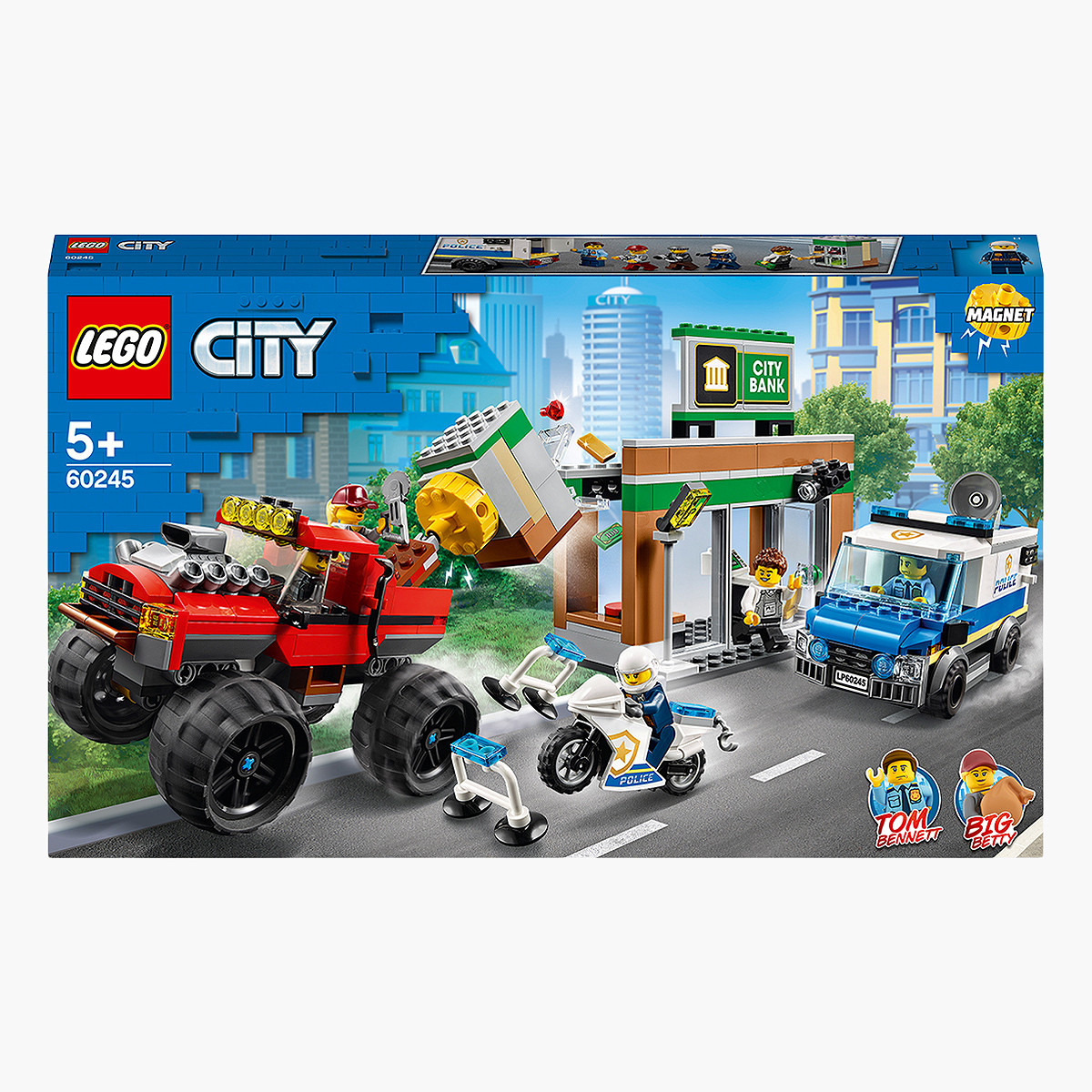 Lego police best sale monster truck