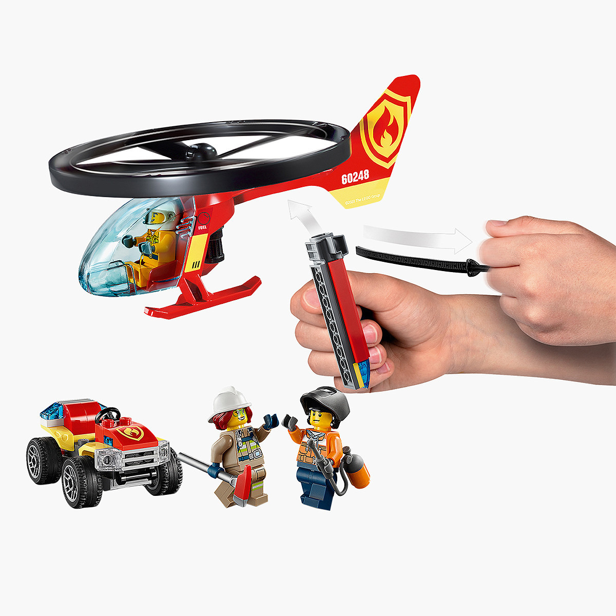 Lego fire helicopter response sale