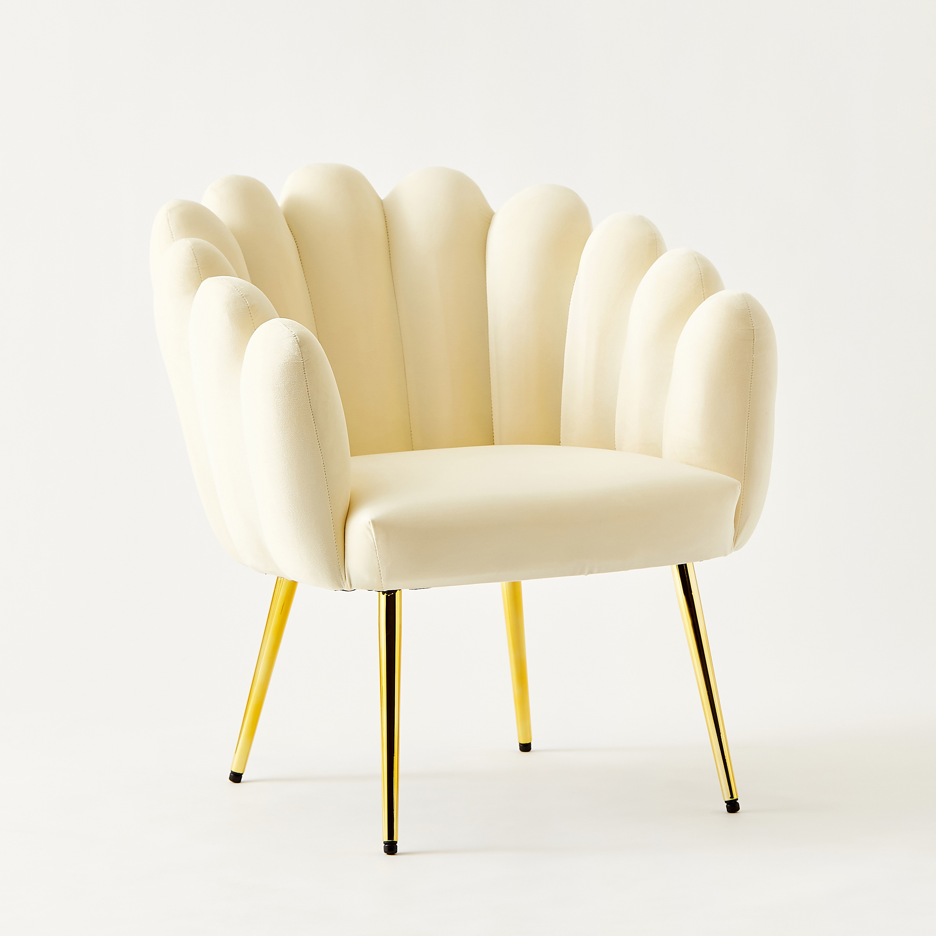 Tufted chair discount and a half