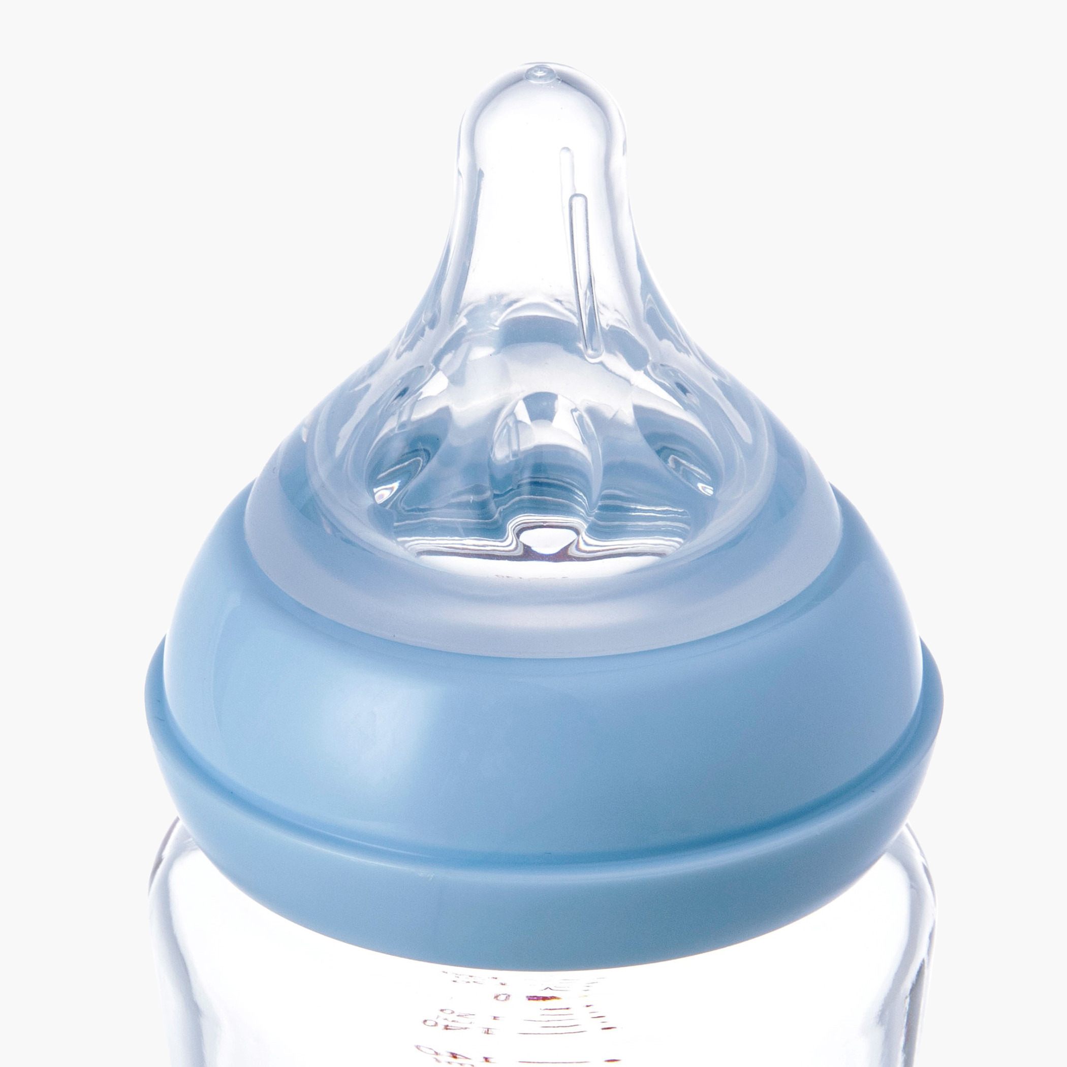 Luqu Glass Feeding Bottle - 120 ml-baby-feeding-feedingbottles-bottlesandteats-image-4