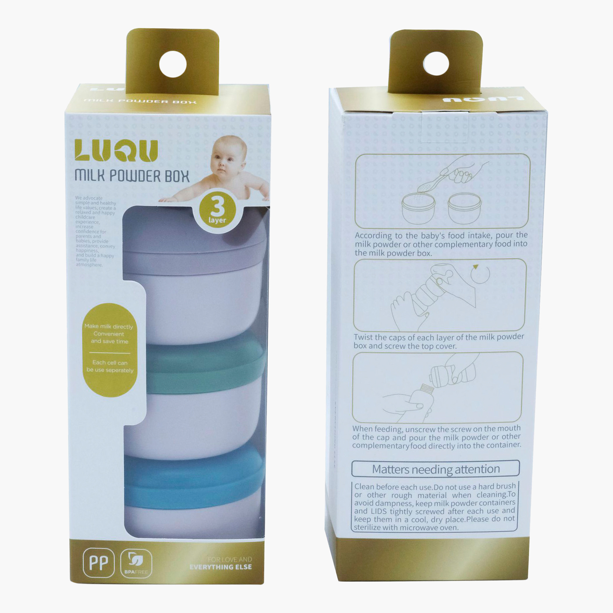 LUQU 3-Layer Milk Powder Box-baby-feeding-accessories-image-2