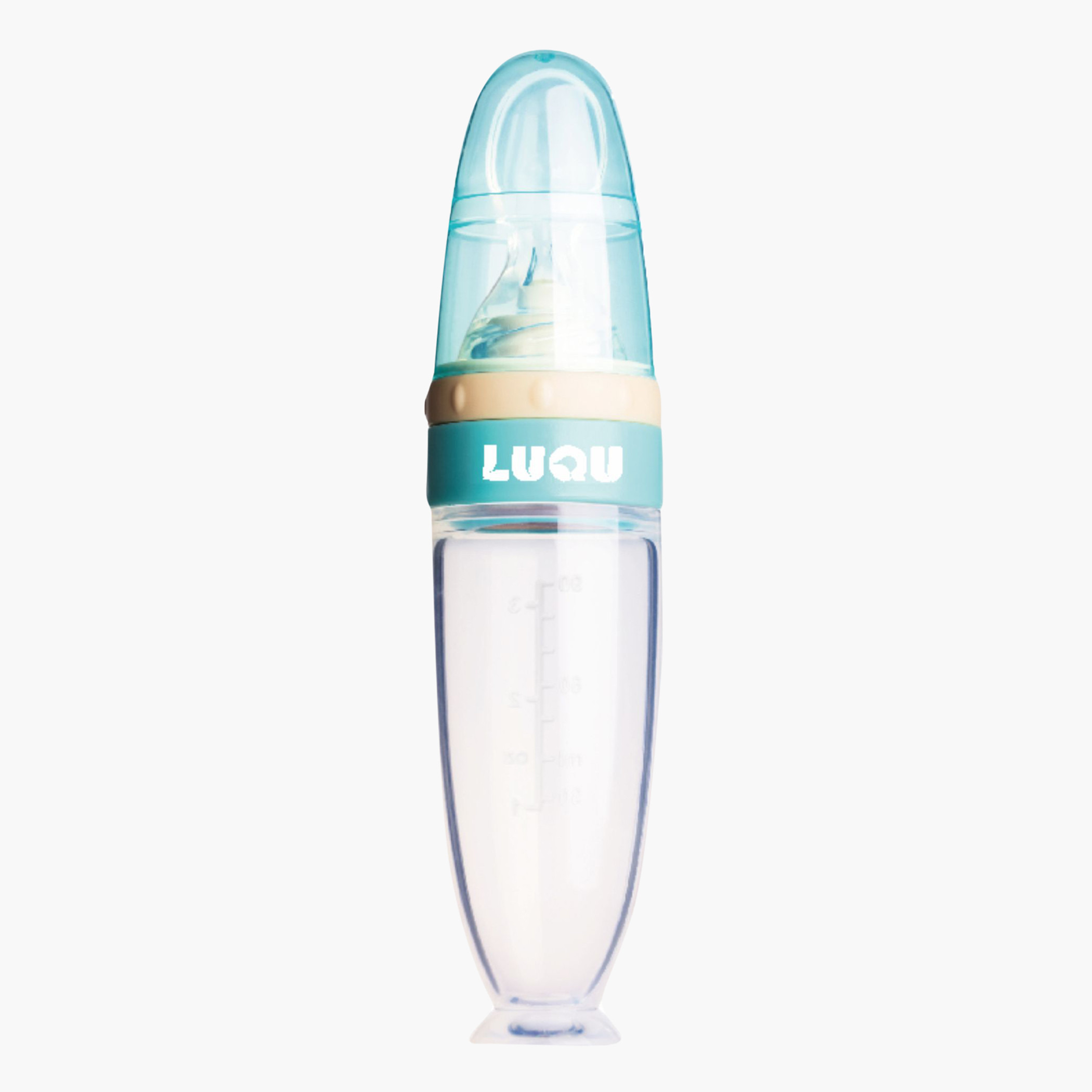 Luqu Silicon Gel Feeding Bottle Spoon-baby-feeding-mealtimeessentials-image-1
