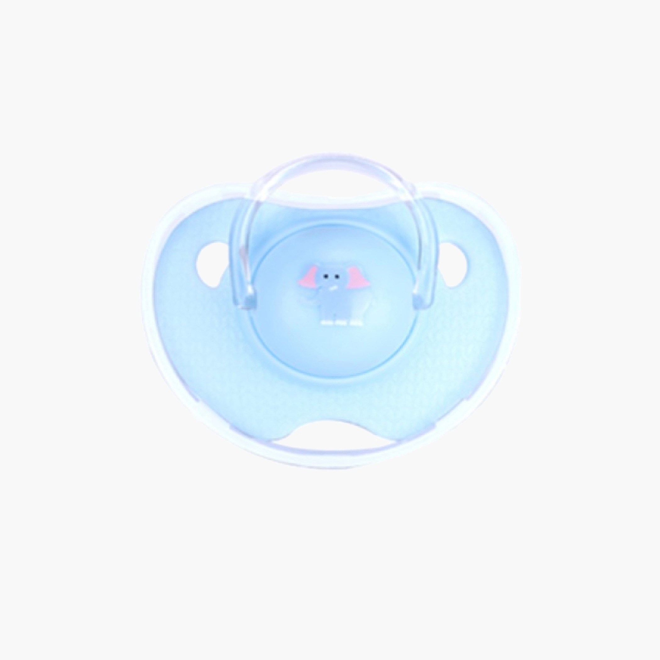 Luqu Flat Head Silicone Baby Pacifier - 0-3 Months-baby-feeding-pacifiers-image-1