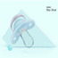 Luqu Flat Head Silicone Baby Pacifier - 0-3 Months-baby-feeding-pacifiers-image-3