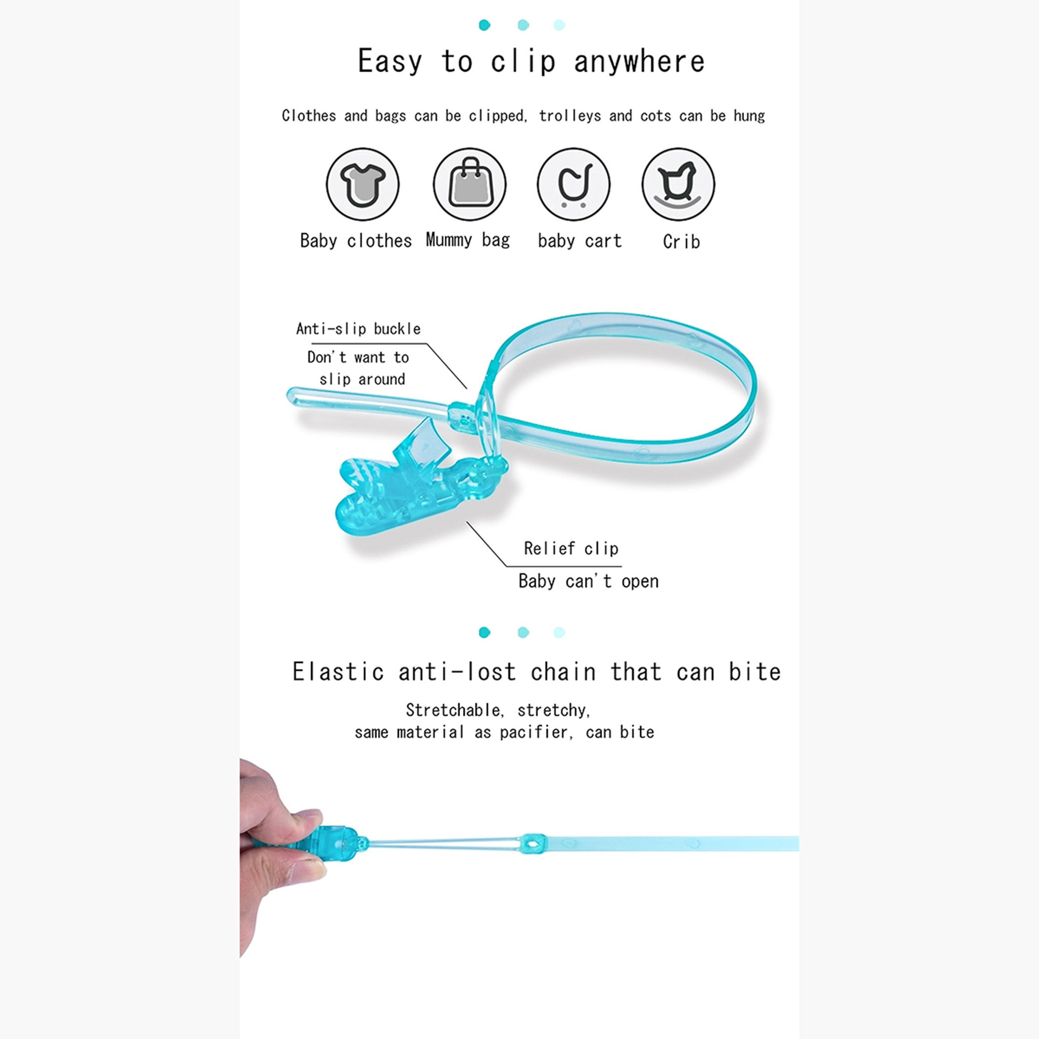 Luqu Silicone Soother Chain-baby-feeding-pacifiers-image-4