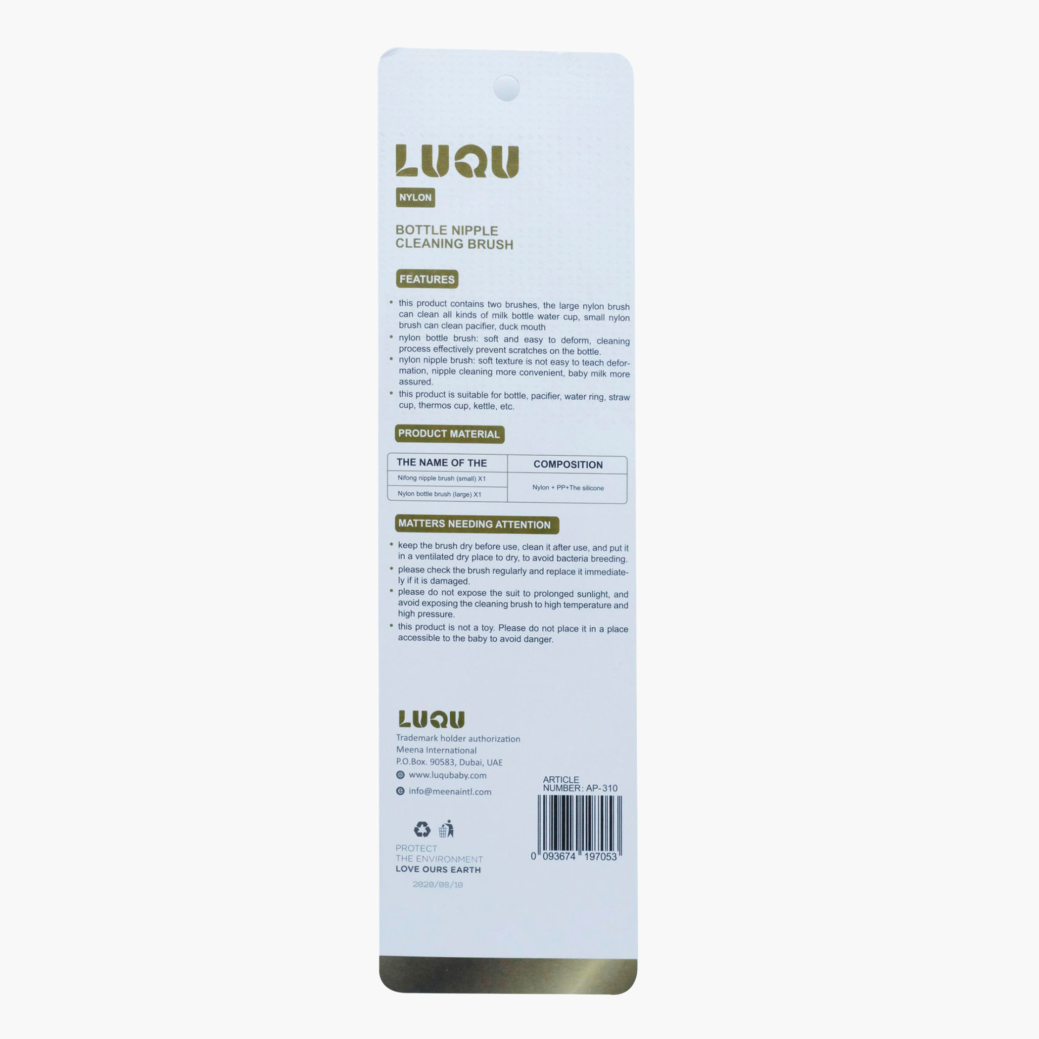 Luqu Nylon Bottle and Nipple Cleaning Brush-baby-feeding-accessories-image-3