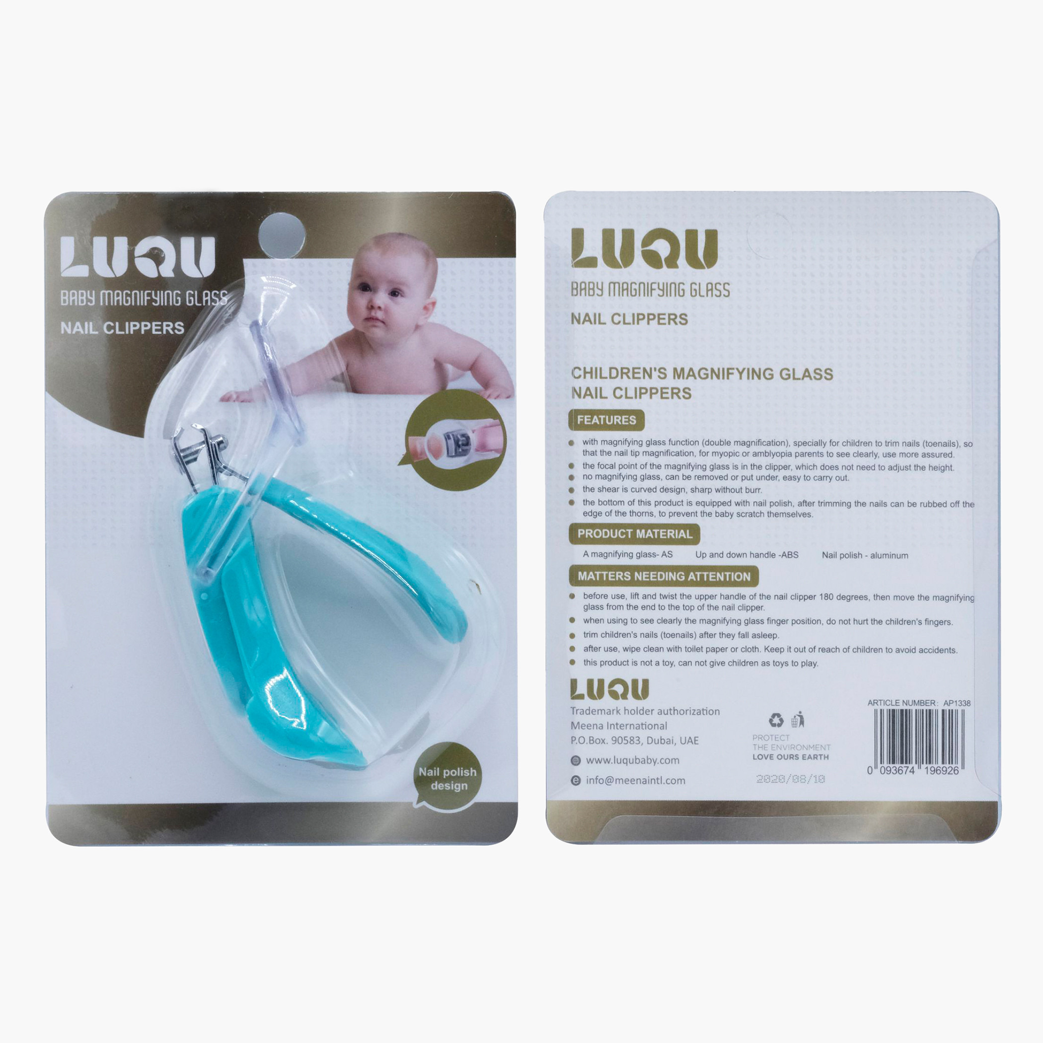 Luqu Nail Clipper with Magnifying Glass-beautyandpersonalcare-babycare-babygrooming-image-2
