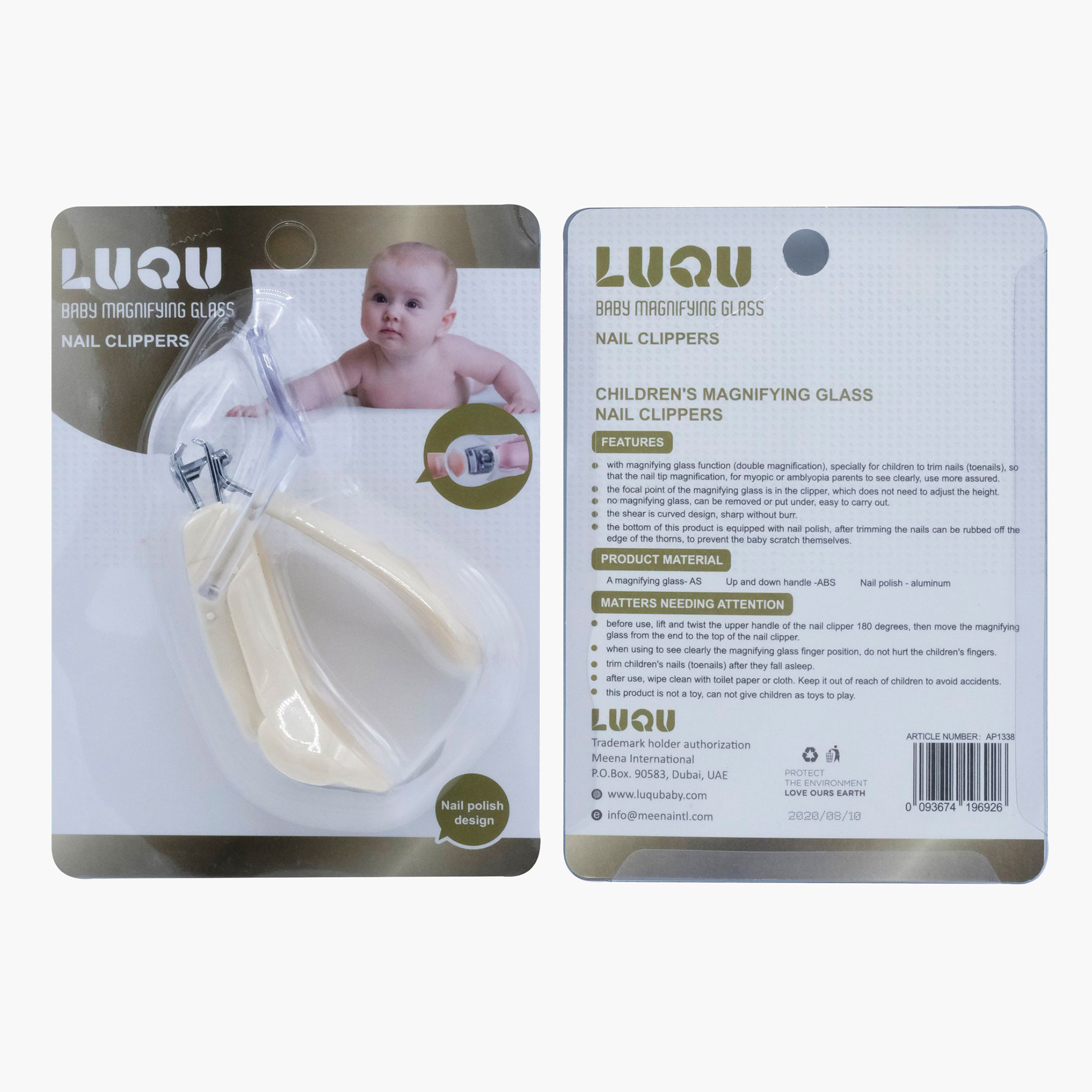 مجموعة مقص أظافر للأطفال ماجنيفينج 4 في 1 من لوكو-baby-bathandcare-hairbodyskincare-image-2