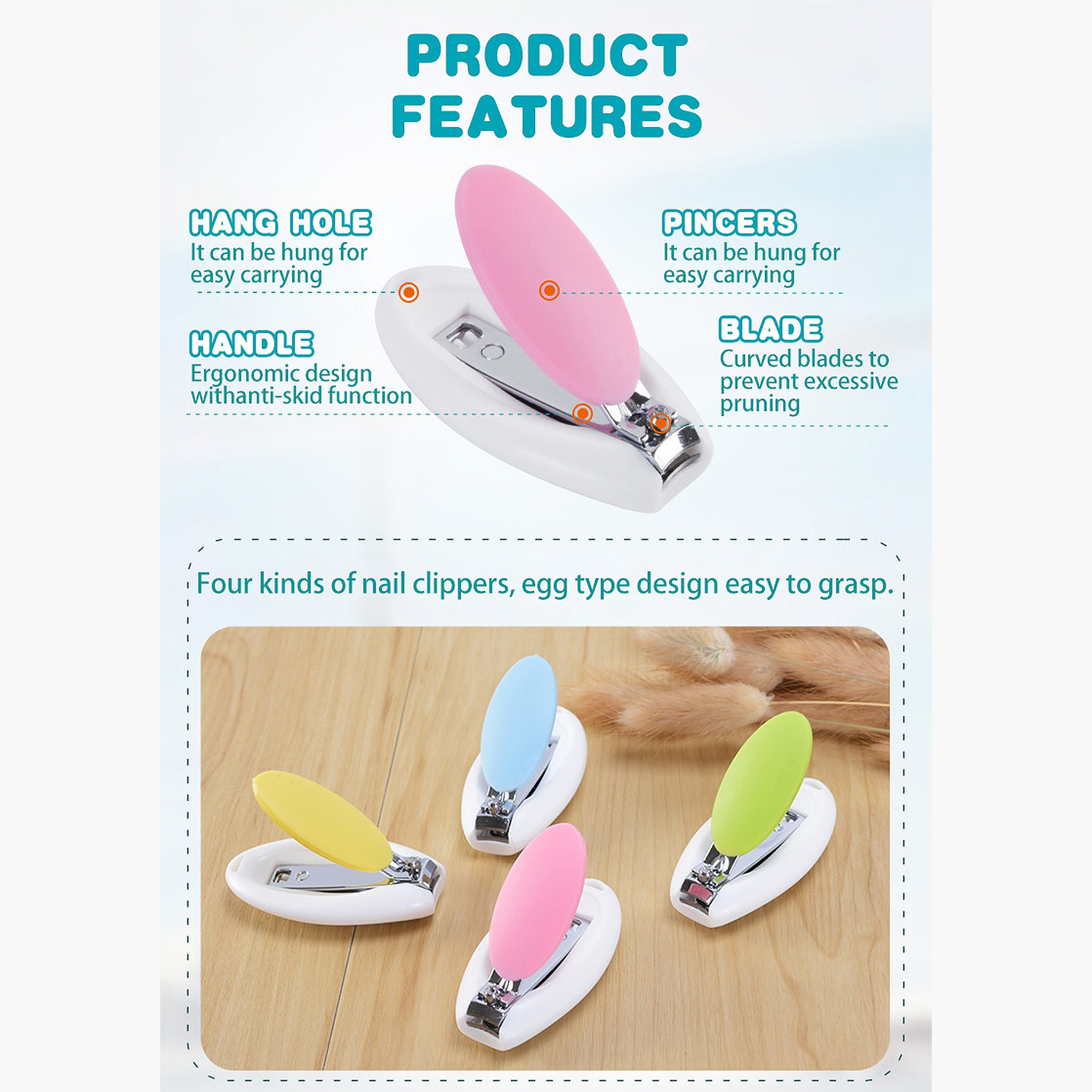 LUQU Baby Egg Shaped Nail Clipper-beautyandpersonalcare-babycare-babygrooming-image-3