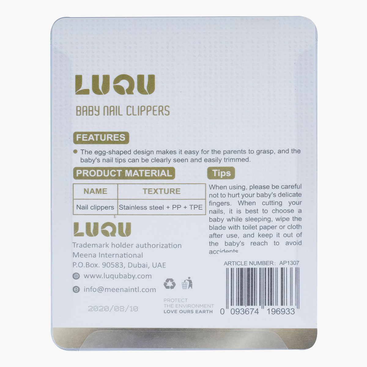 Luqu Baby Egg Shaped Nail Clipper-beautyandpersonalcare-babycare-babygrooming-image-3