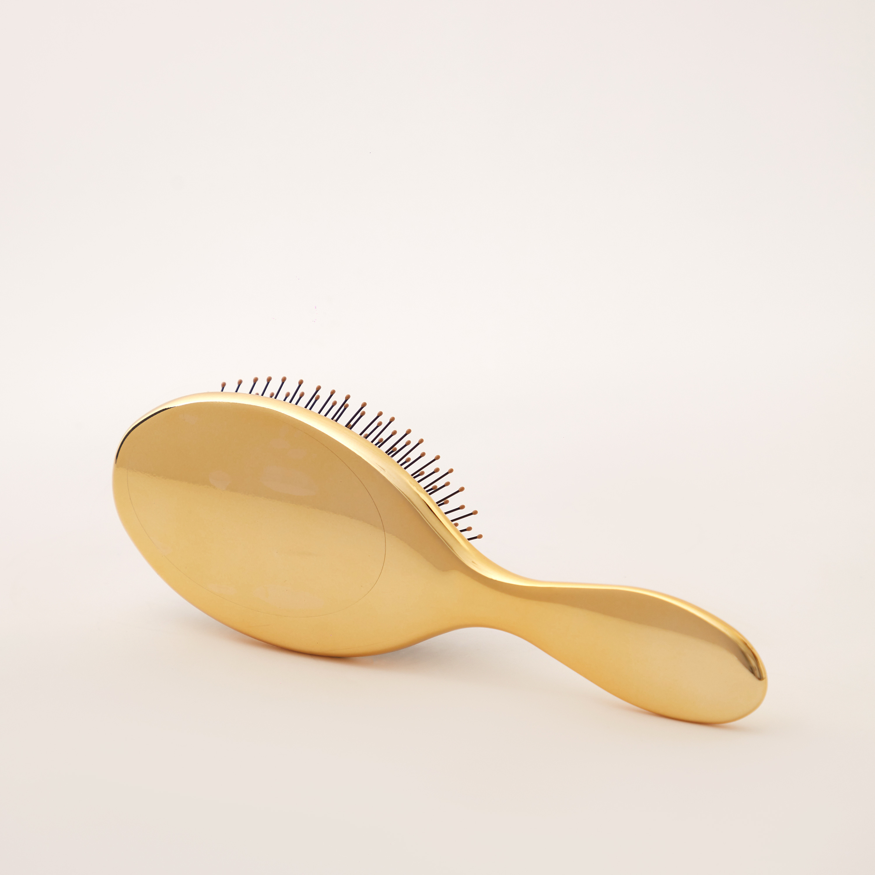 فرشاة شعر بيضاوية الشكل سادة ولامعة من جلوو-women-hairaccessories-others-image-1