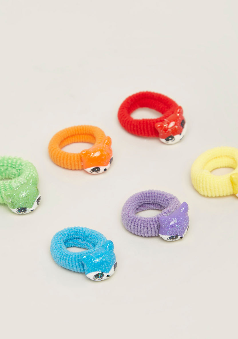 Charmz Elasticated Ponytail Tie - Set of 6-Hair Accessories-image-0