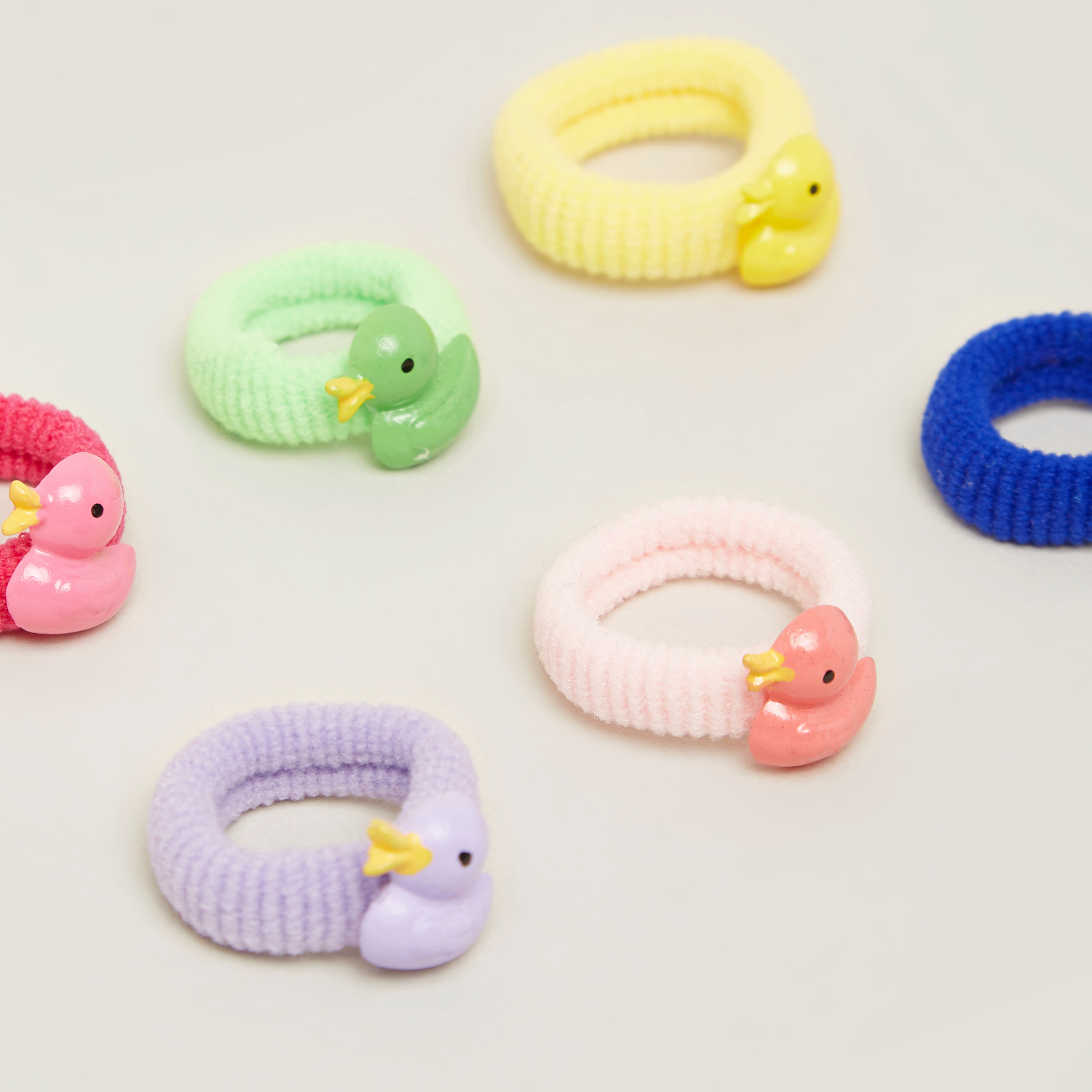 Charmz Elasticated Hair Tie - Set of 6-baby-girls-accessories-hairaccessories-image-2