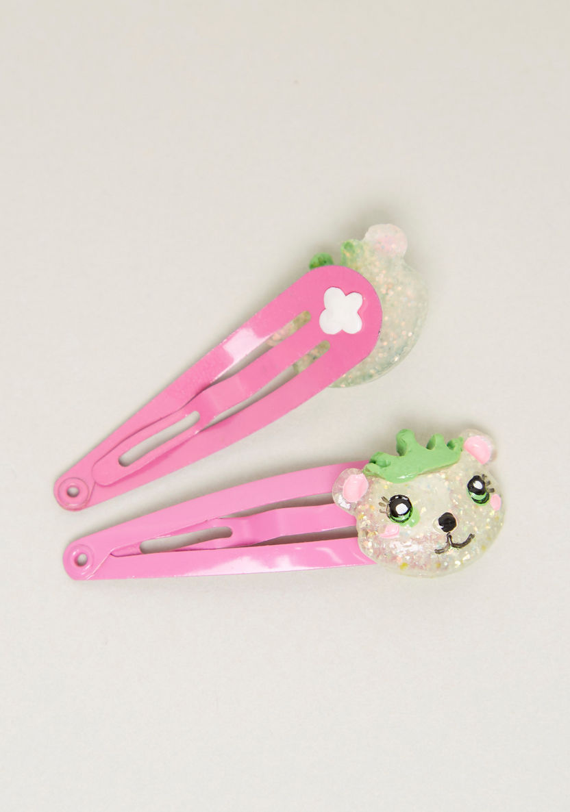 Charmz Embellished Hair Clips - Set of 2-Hair Accessories-image-1