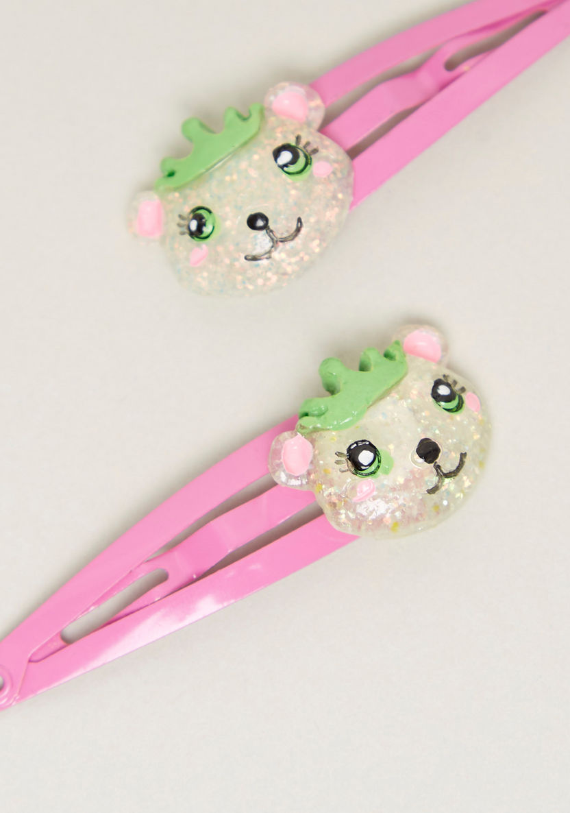 Charmz Embellished Hair Clips - Set of 2-Hair Accessories-image-2