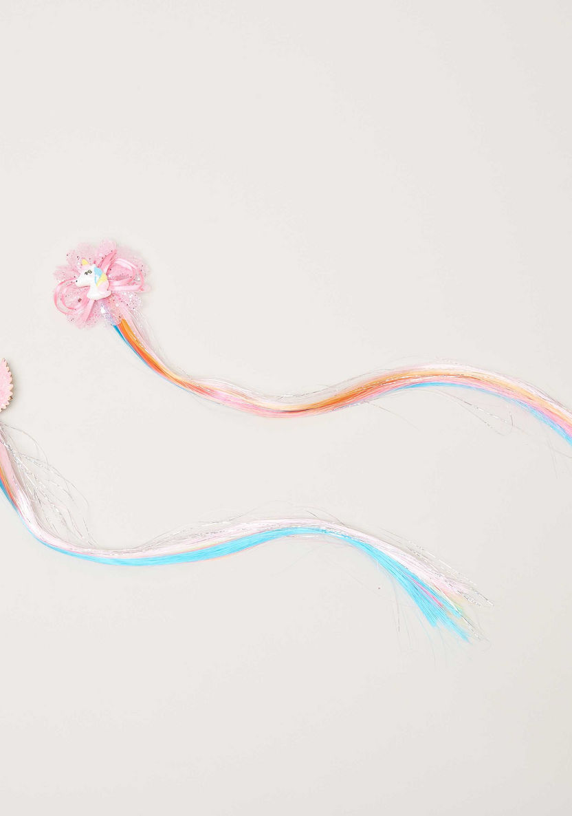 Charmz Hair Clip with Unicorn Hair Accent - Set of 2-Hair Accessories-image-0