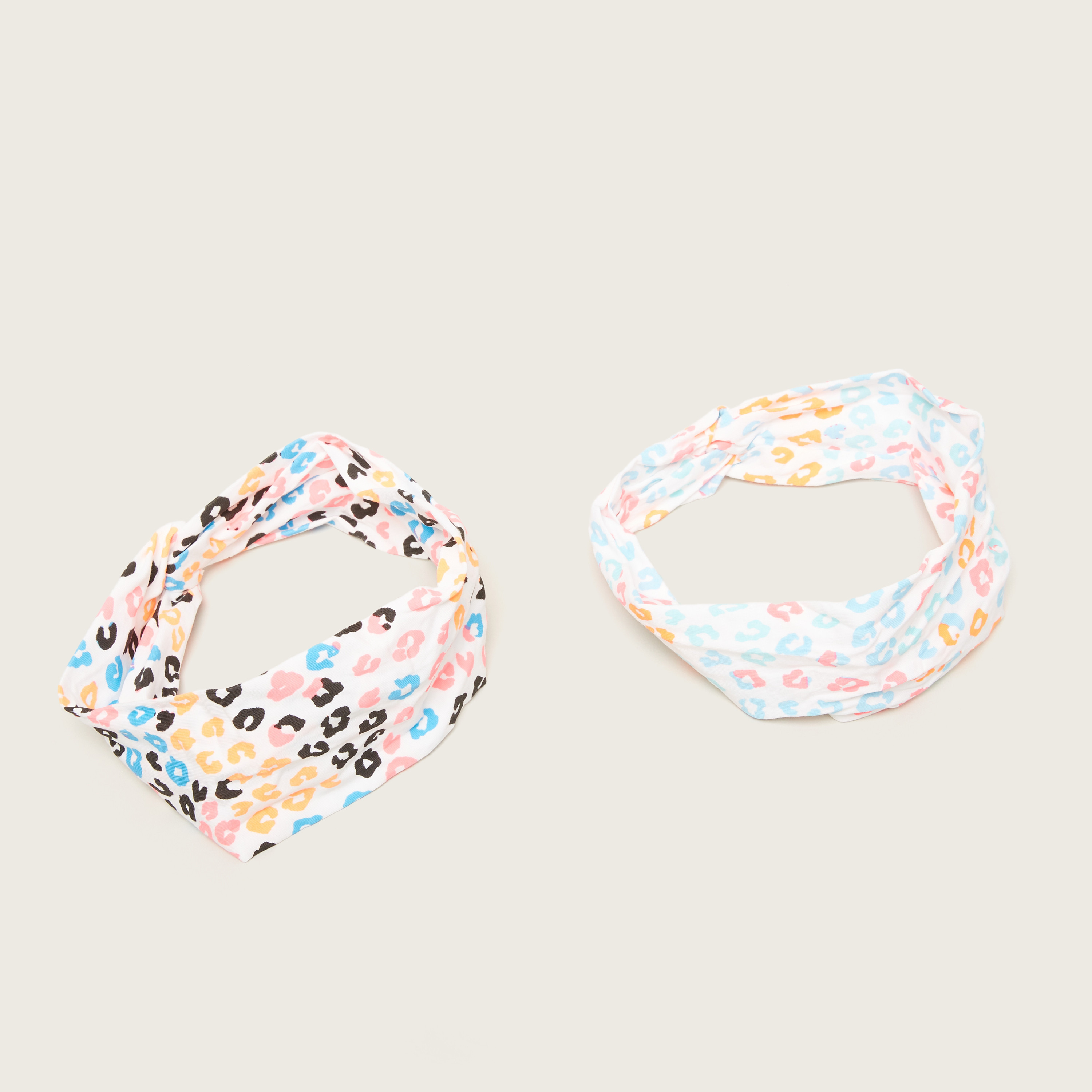 Charmz Leopard Print Hairband - Pack of 2-baby-girls-accessories-hairaccessories-image-3