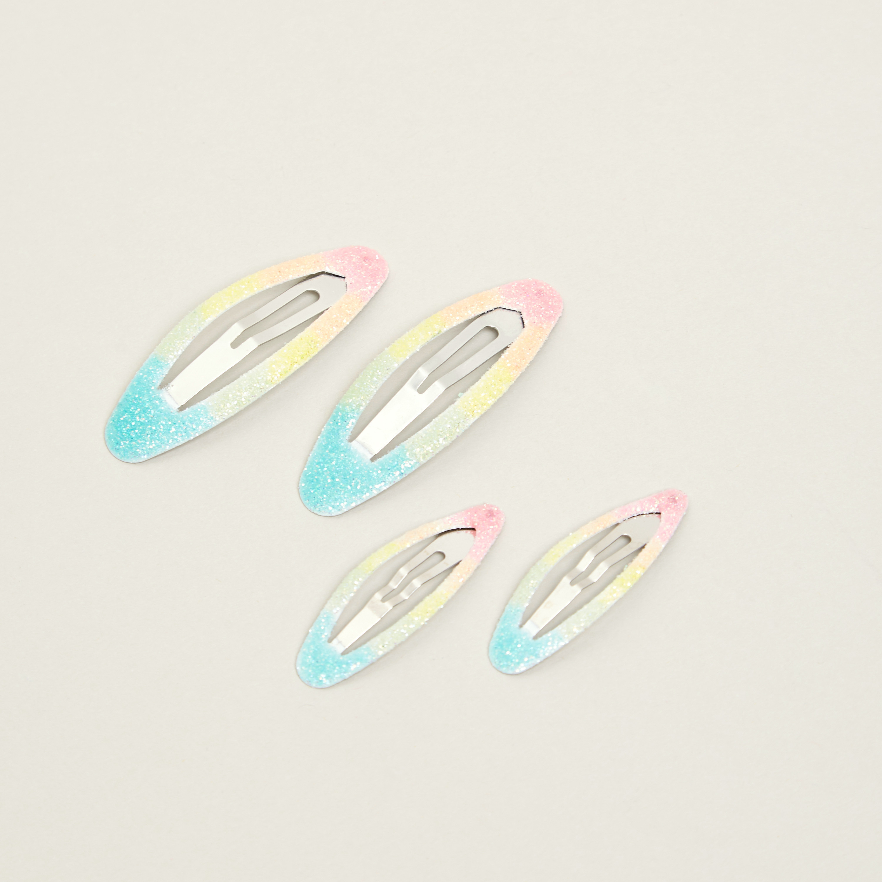Charmz Textured Hair Clips - Set of 4-baby-girls-accessories-hairaccessories-image-1