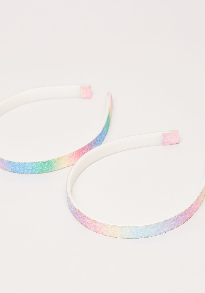 Charmz Textured Hairband - Set of 2-Hair Accessories-image-1