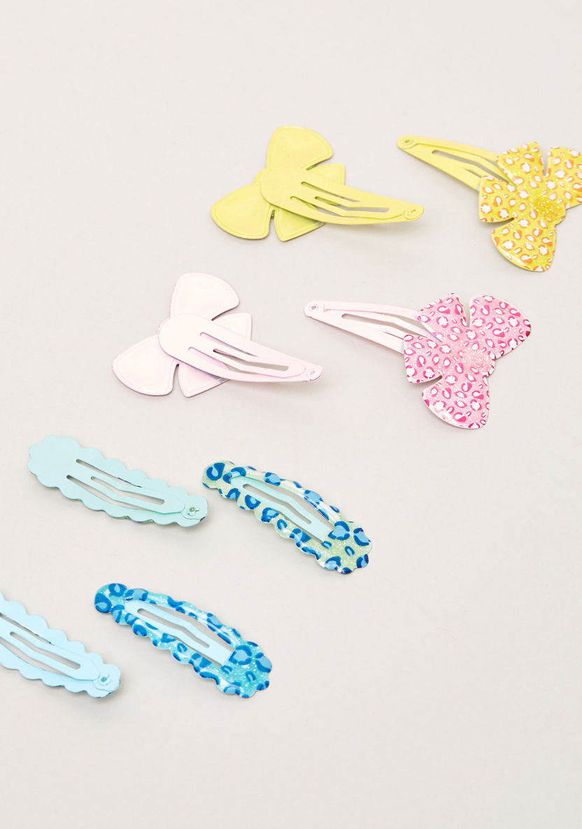 Charmz Printed Hairpins - Set of 4-Hair Accessories-image-1