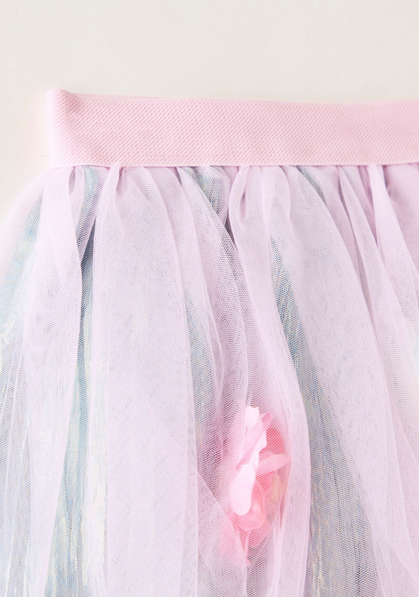 Charmz Floral Petticoat Skirt with Elasticated Waistband-Role Play-image-1