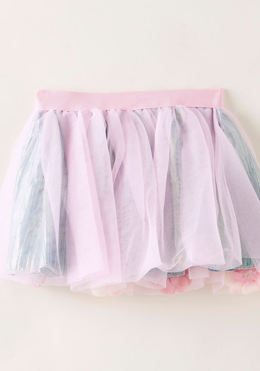 Charmz Floral Petticoat Skirt with Elasticated Waistband-Role Play-image-3