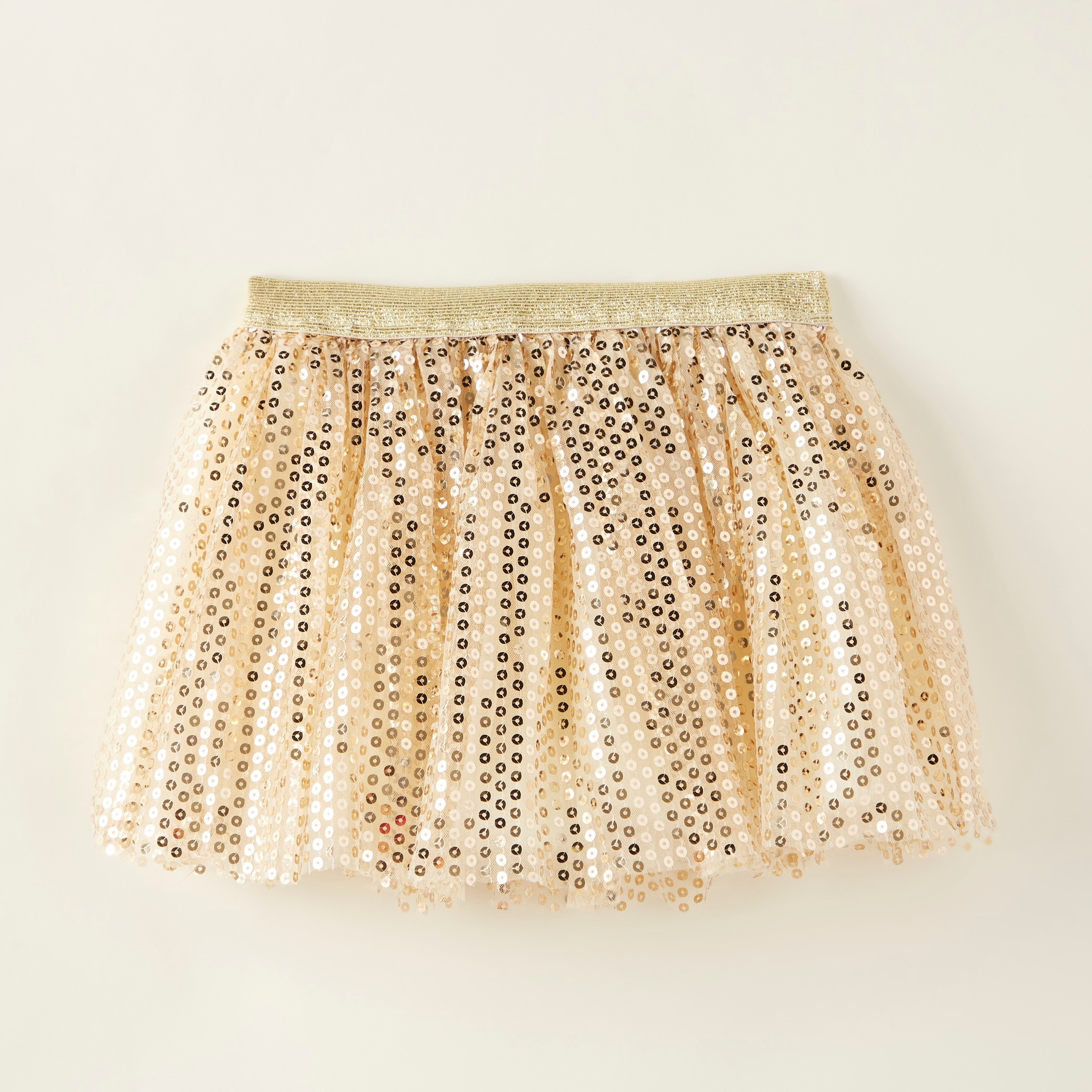 Charmz Sequinned Petticoat Skirt with Elasticated Waist-girls-clothing-costumes-image-1