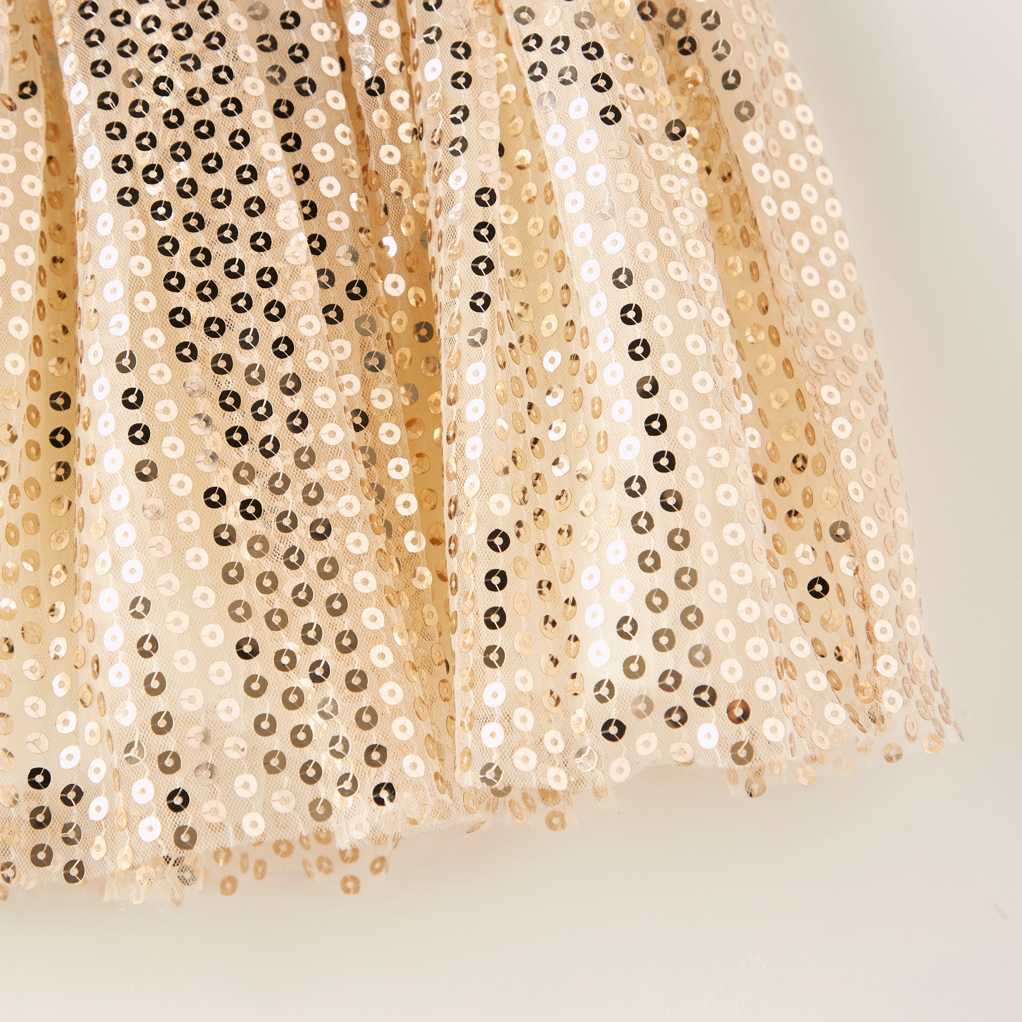 Charmz Sequinned Petticoat Skirt with Elasticated Waist-girls-clothing-costumes-image-3