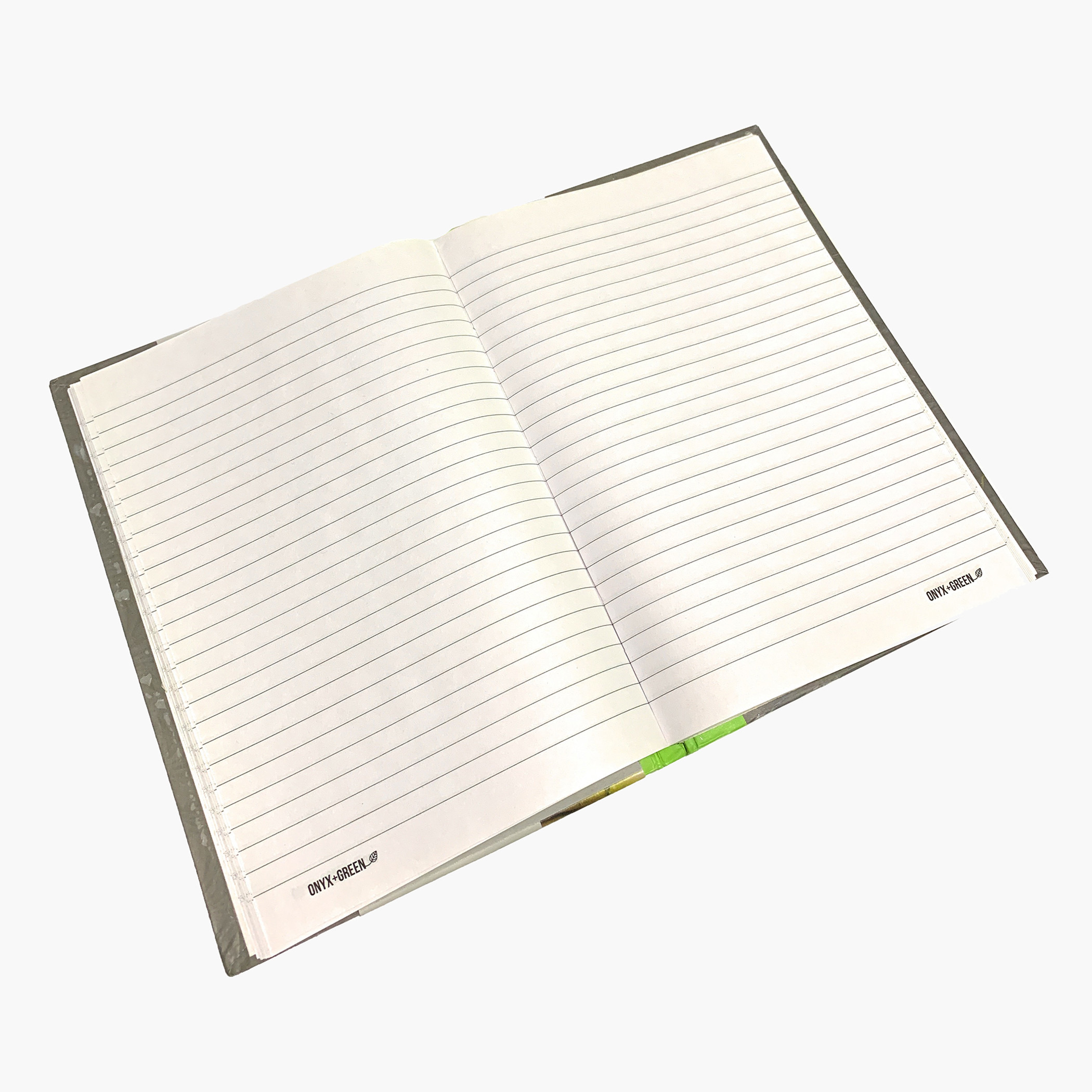 Onyx & Green 162-Page Hardcover Journal Notebook with Elastic Closure-school-stationery-notebooks-image-2
