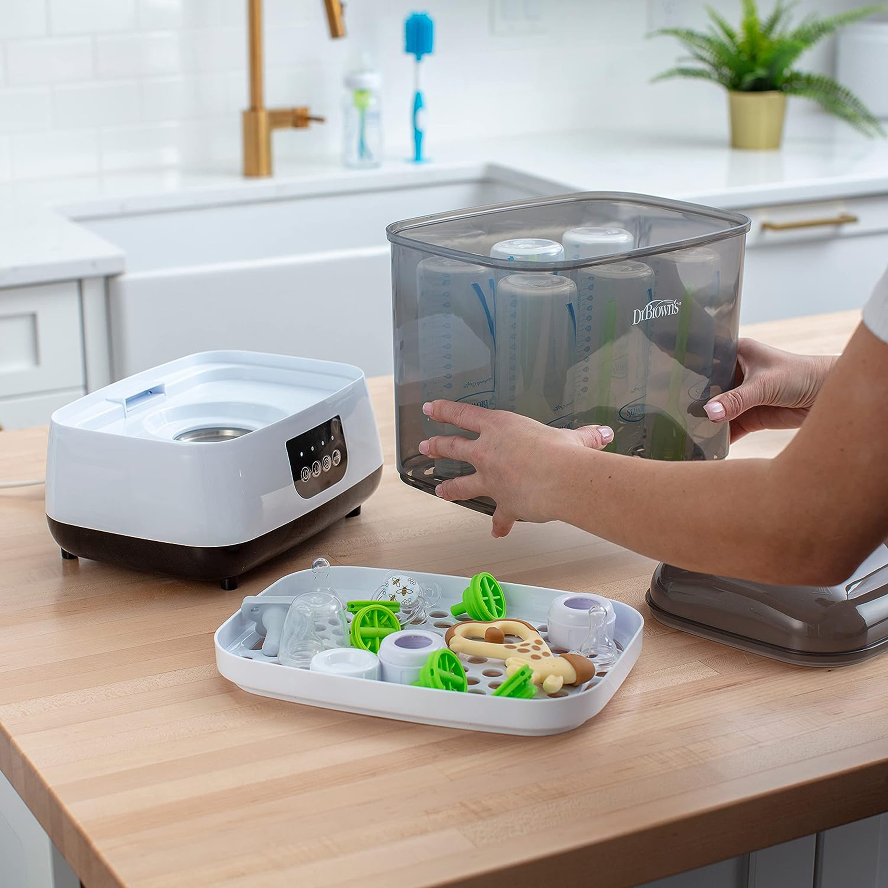 Dr.Brown's Natural Flow Clean Steam Bottle Sterilizer and Dryer-baby-feeding-sterilizersandwarmers-image-6