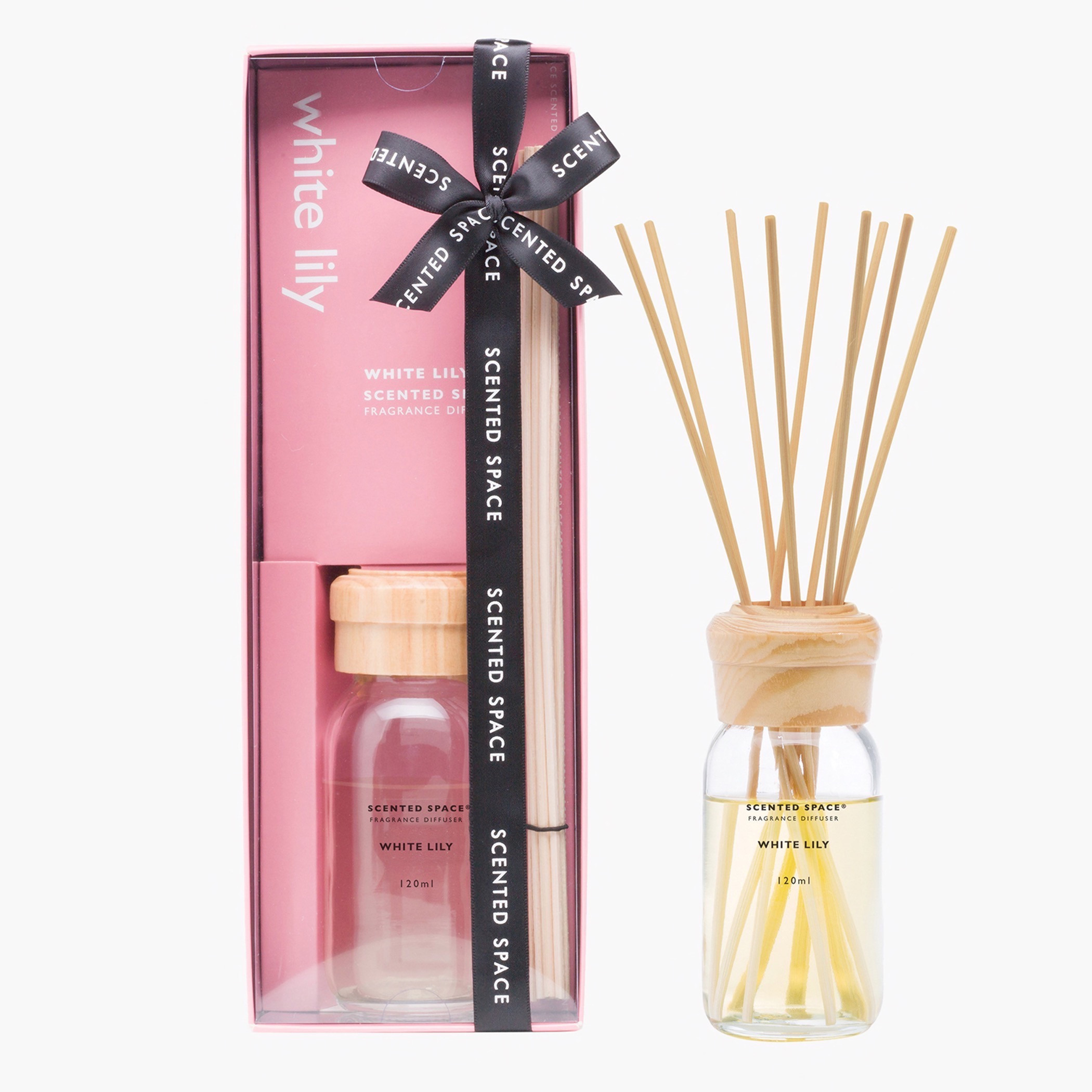 Scented Space Lavender Woods Reed Diffuser - 120 ml-household-homefragrance-reeddiffusers-image-1