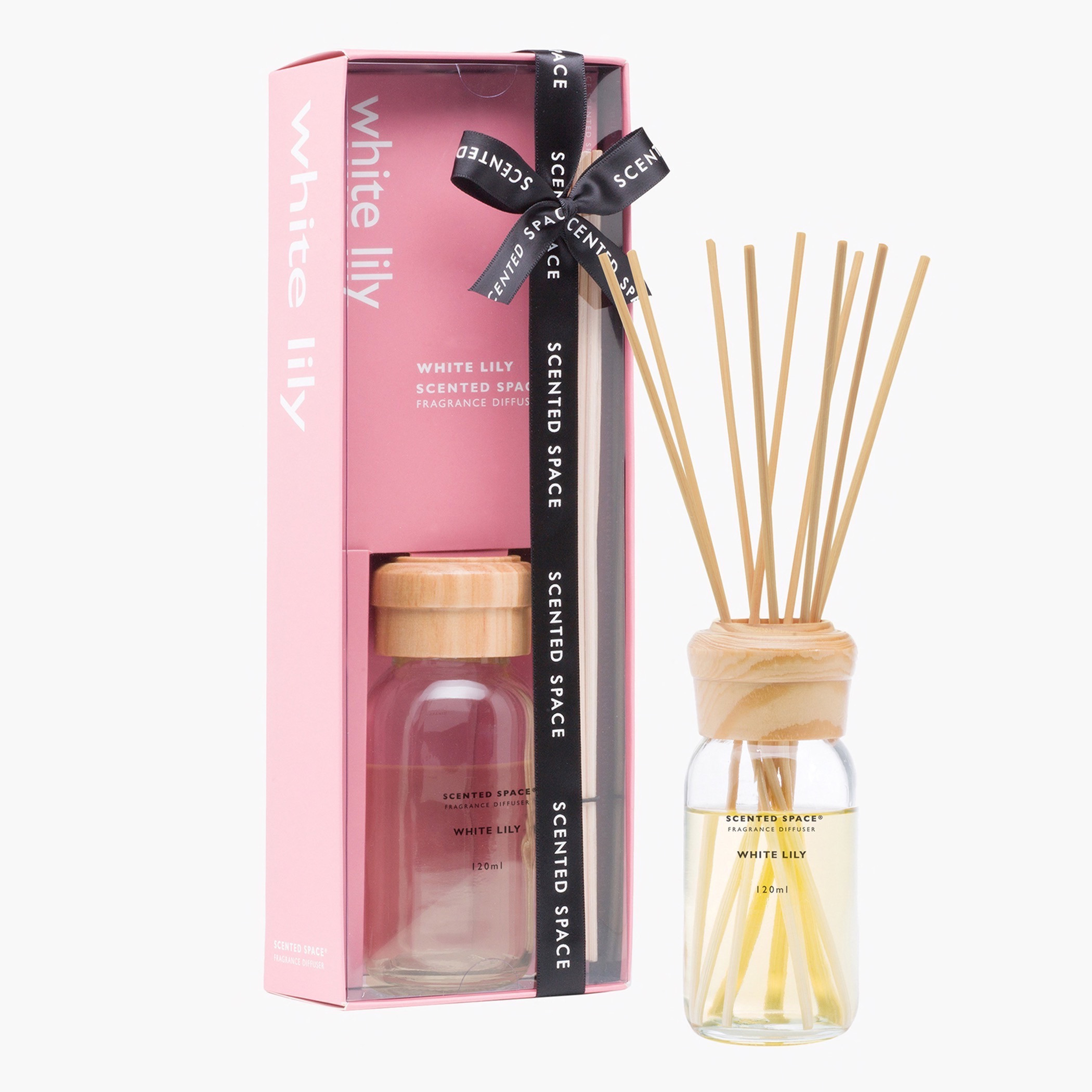 Scented Space Lavender Woods Reed Diffuser - 120 ml-household-homefragrance-reeddiffusers-image-2