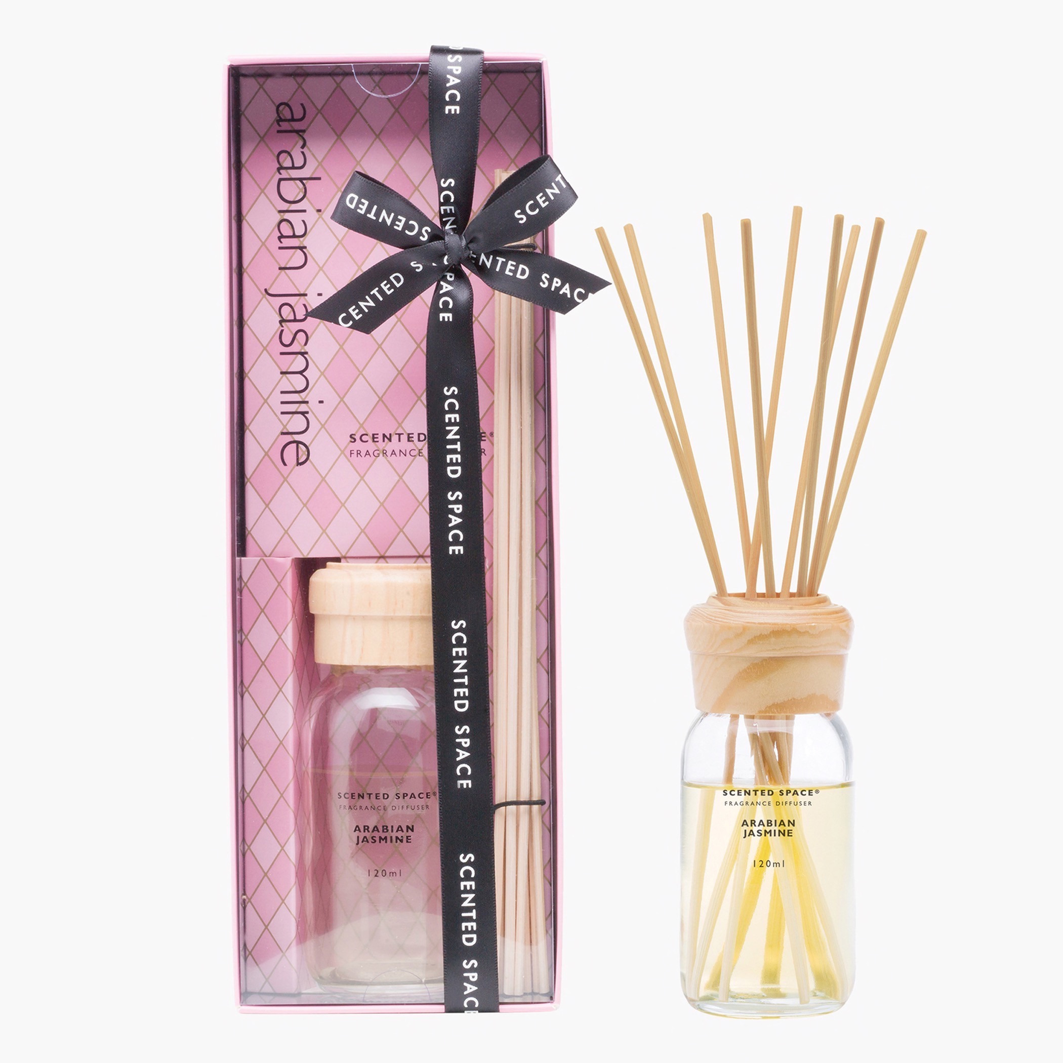 Scented Space Lavender Woods Reed Diffuser - 120 ml-household-homefragrance-reeddiffusers-image-1