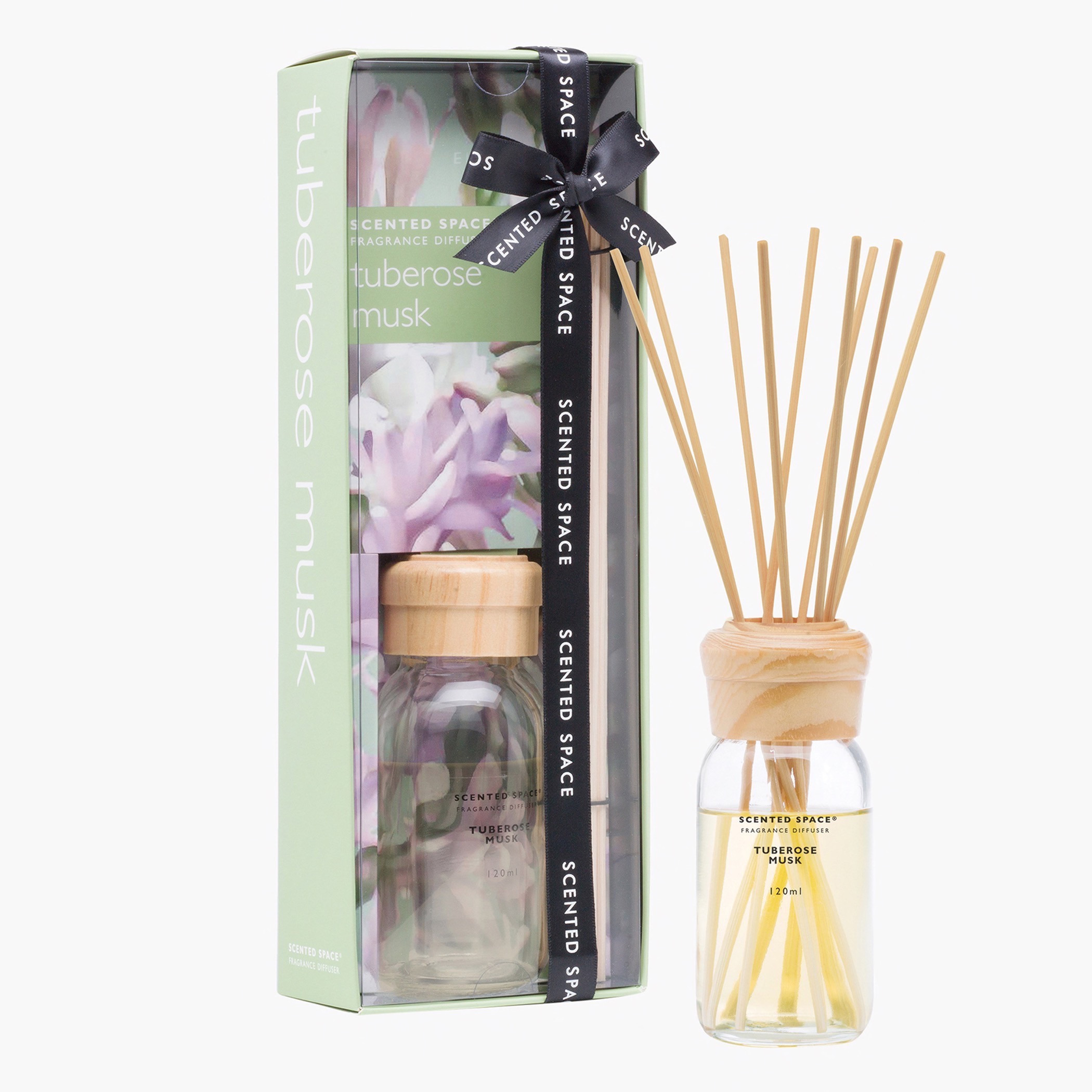 Scented Space Lavender Woods Reed Diffuser - 120 ml-household-homefragrance-reeddiffusers-image-2